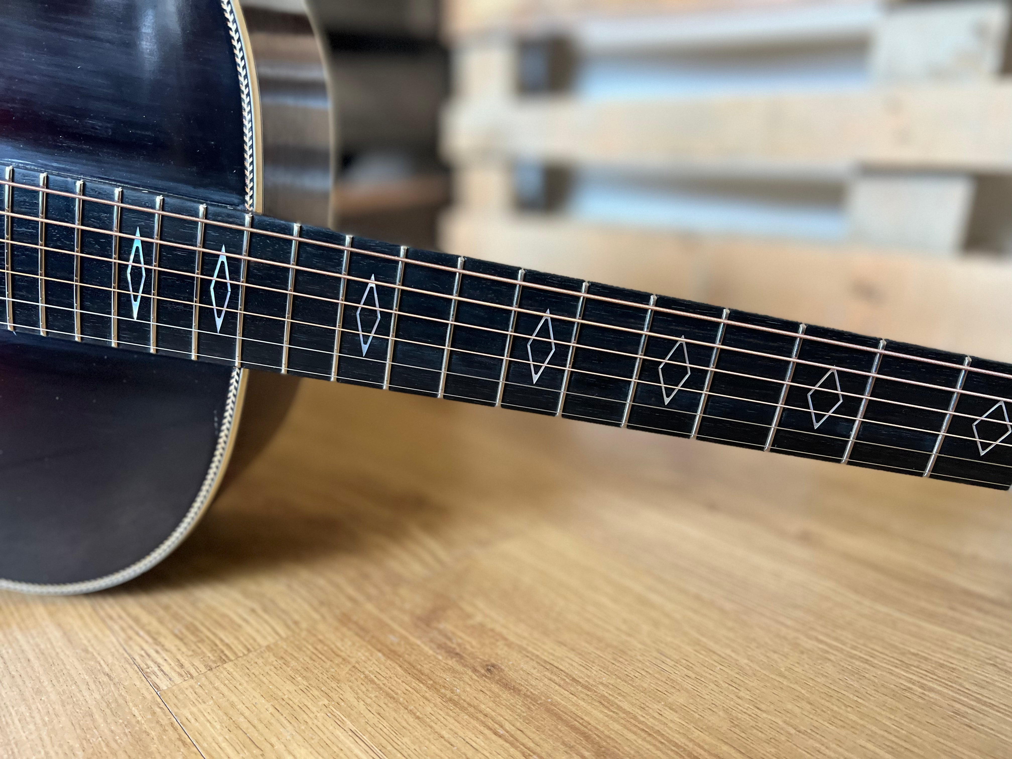 Eastman E20SS/v Slope Shoulder Dreadnought Antique Sunburst, Acoustic Guitar for sale at Richards Guitars.