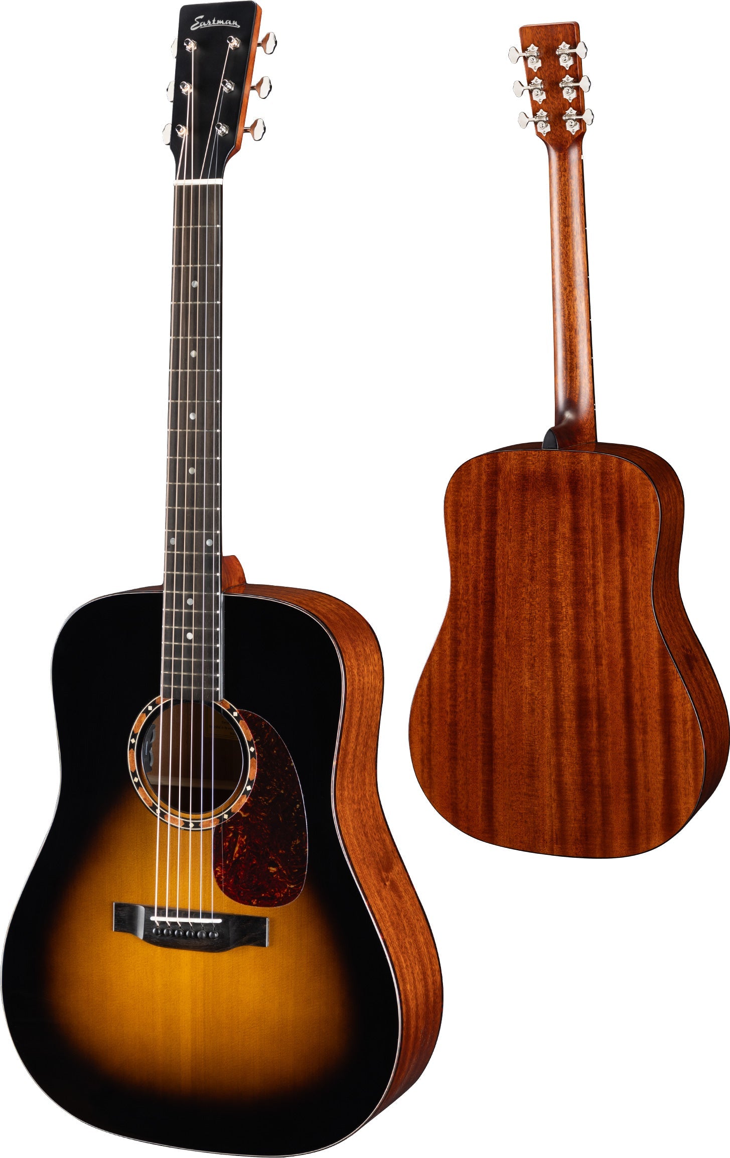 Eastman E2D Deluxe Sunburst, Acoustic Guitar for sale at Richards Guitars.