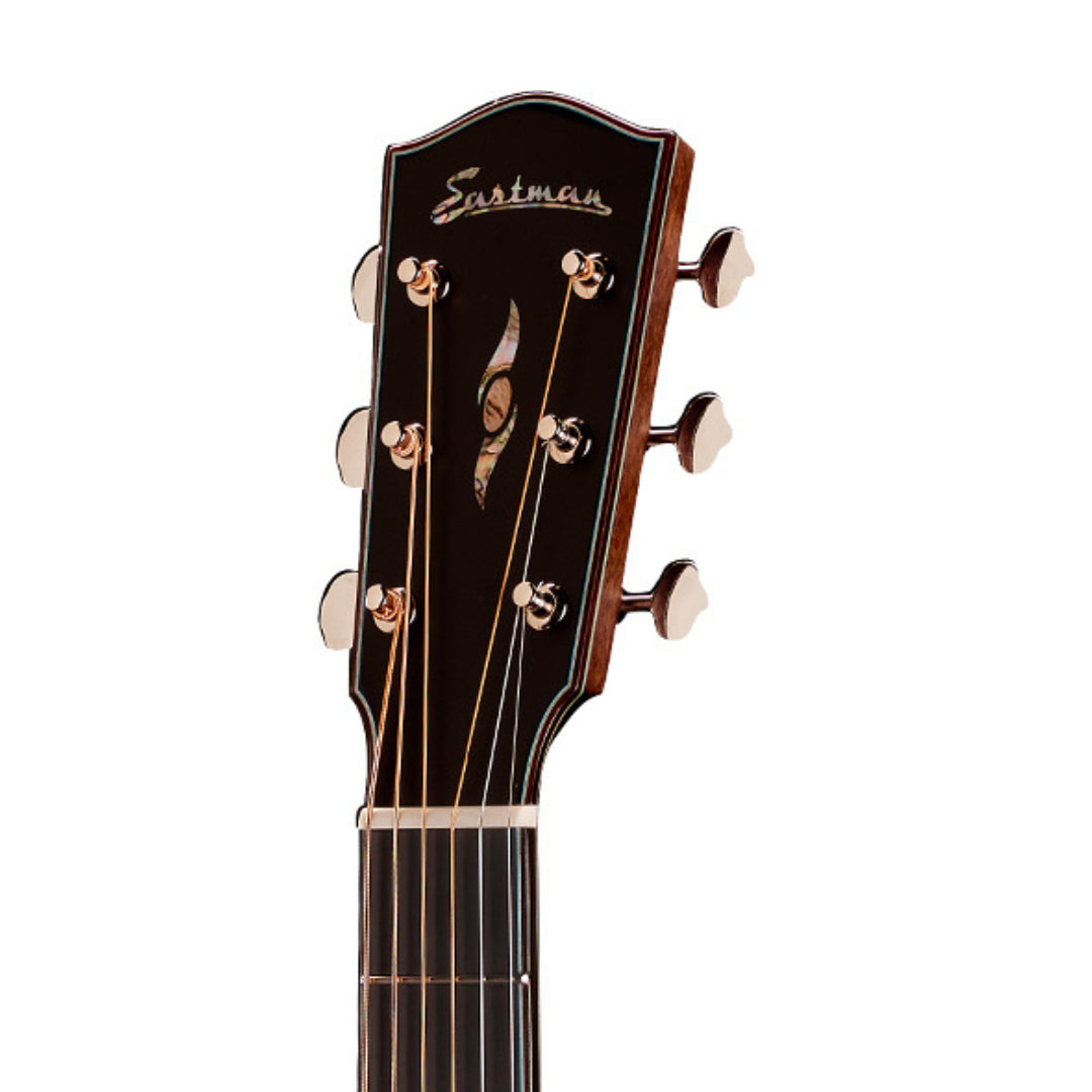 Eastman L-OM-QS, natural, Acoustic Guitar, Acoustic Guitar for sale at Richards Guitars.