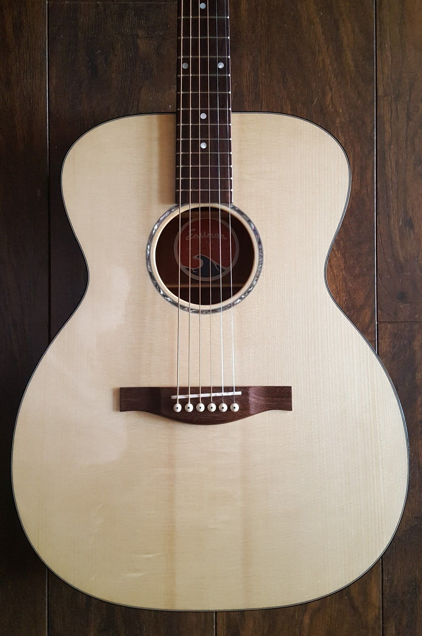 Eastman PCH1-OM 2023 Edition Thermo (Solid Thermo Cured Top) Acoustic Guitar, Acoustic Guitar for sale at Richards Guitars.