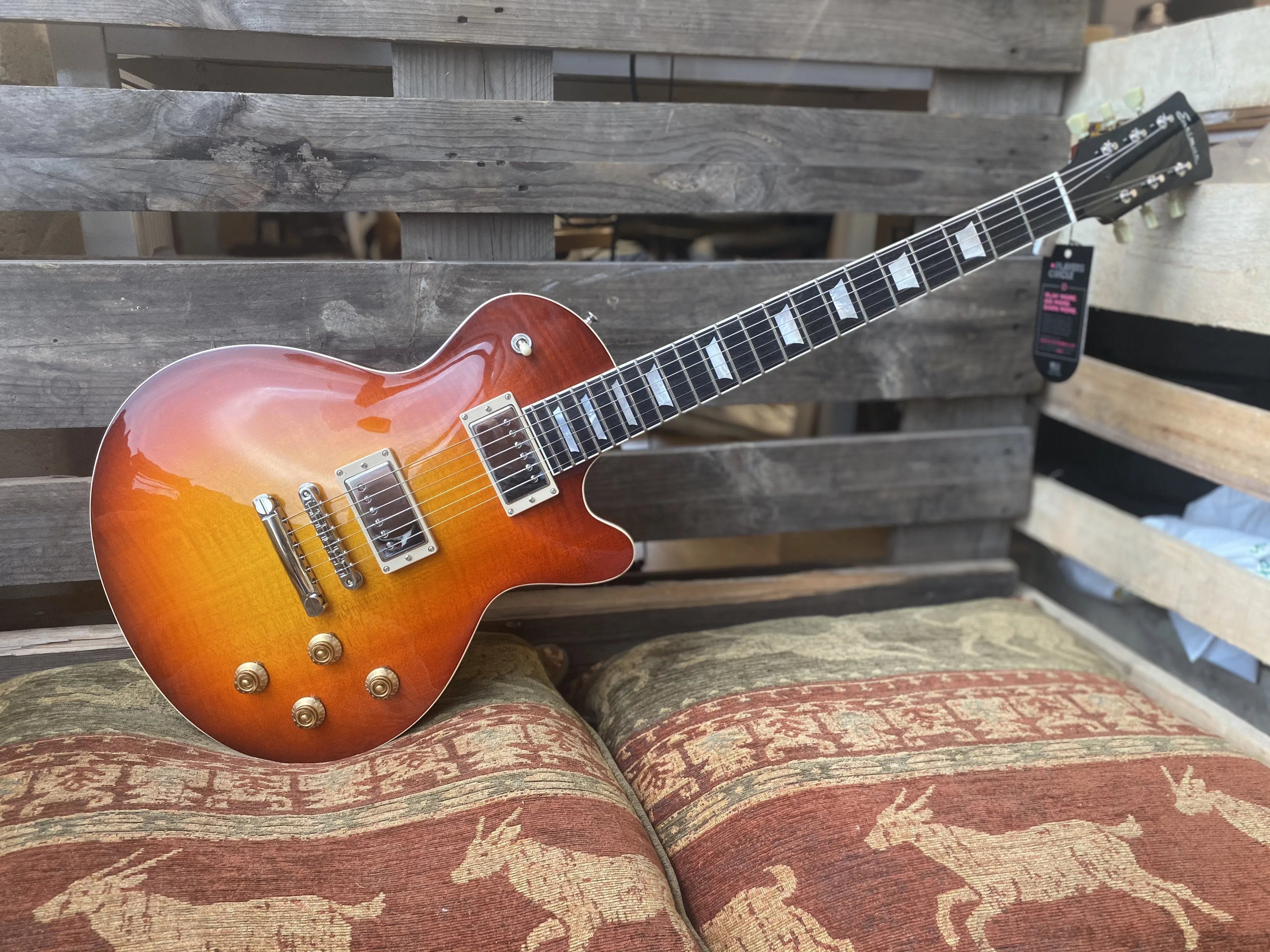 Eastman SB59 RB (Redburst), Electric Guitar for sale at Richards Guitars.