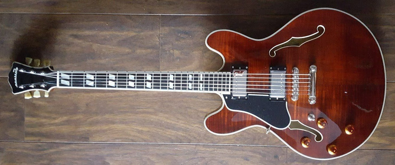 Eastman T486L Classic Left Handed (Price inc. Custom Pro Setup Package), Electric Guitar for sale at Richards Guitars.