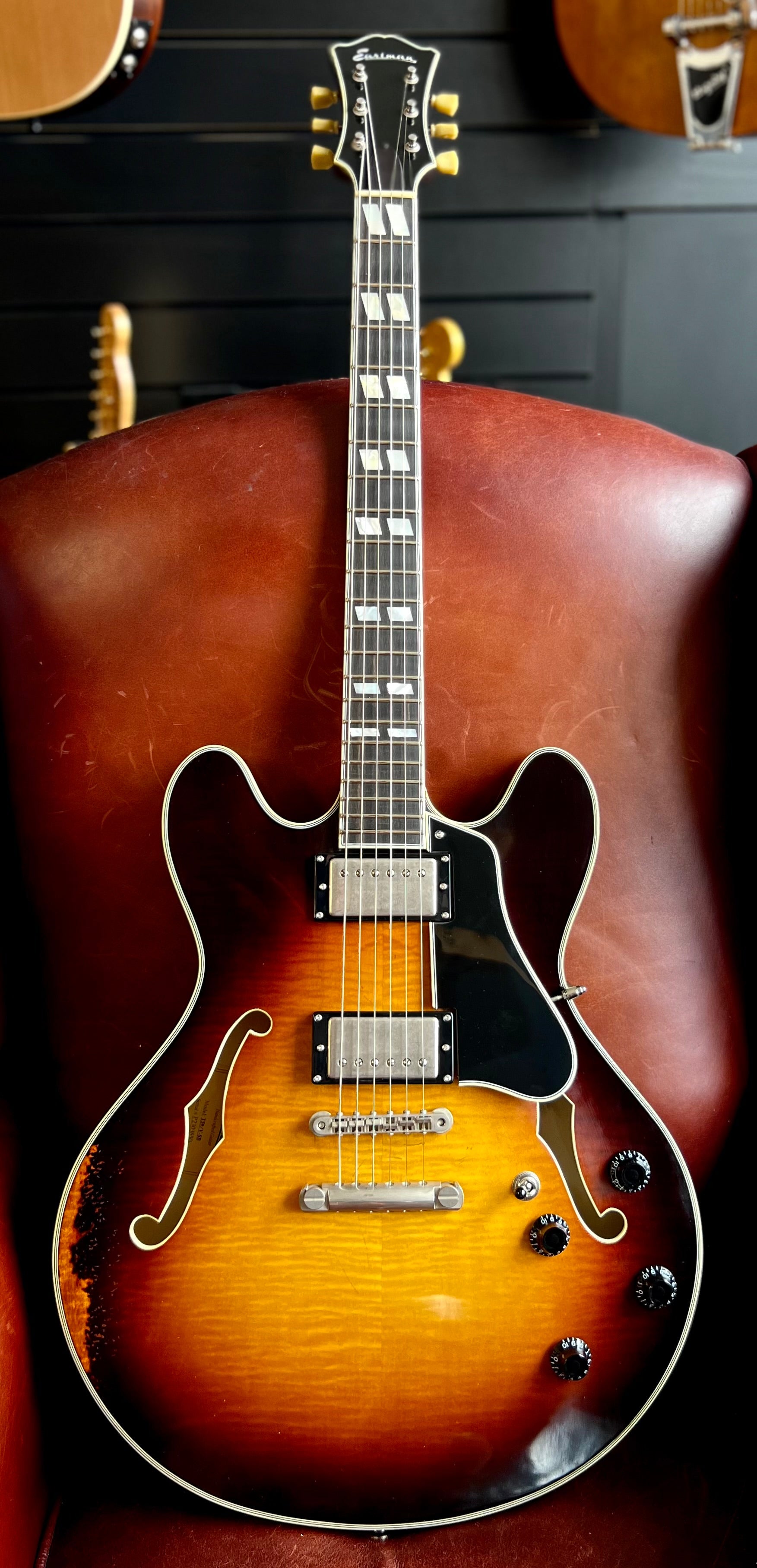 Eastman T59/v Sunburst, Electric Guitar for sale at Richards Guitars.