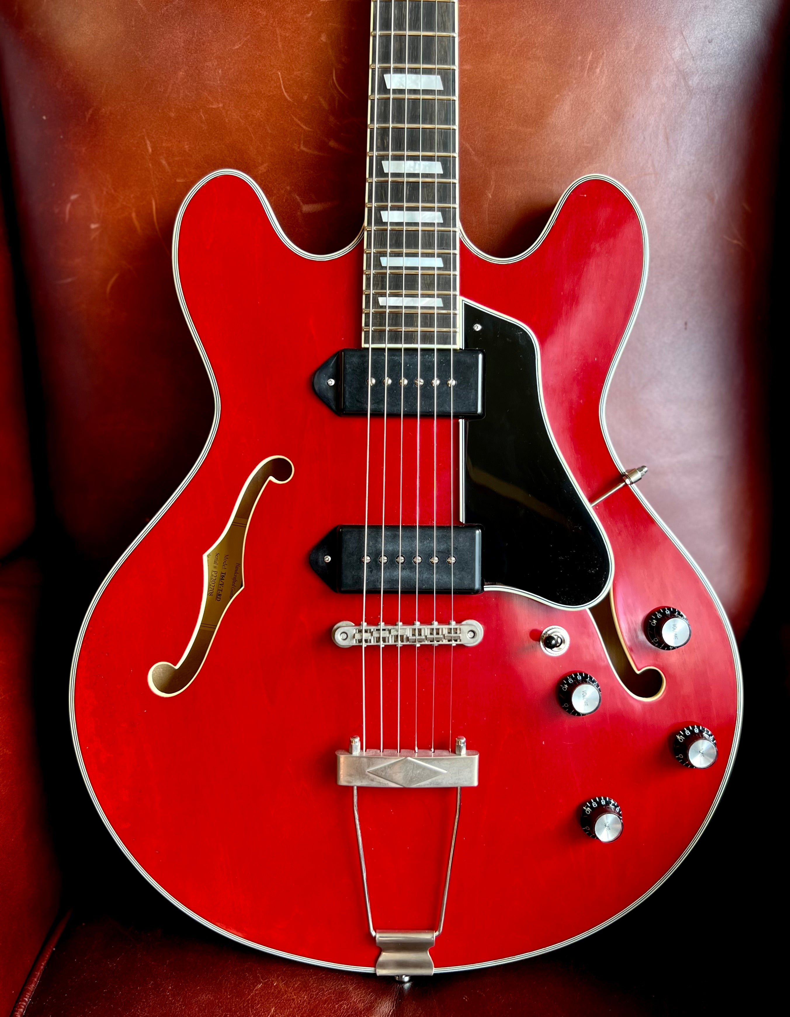 Eastman T64/v-T-RD (Red), Electric Guitar for sale at Richards Guitars.