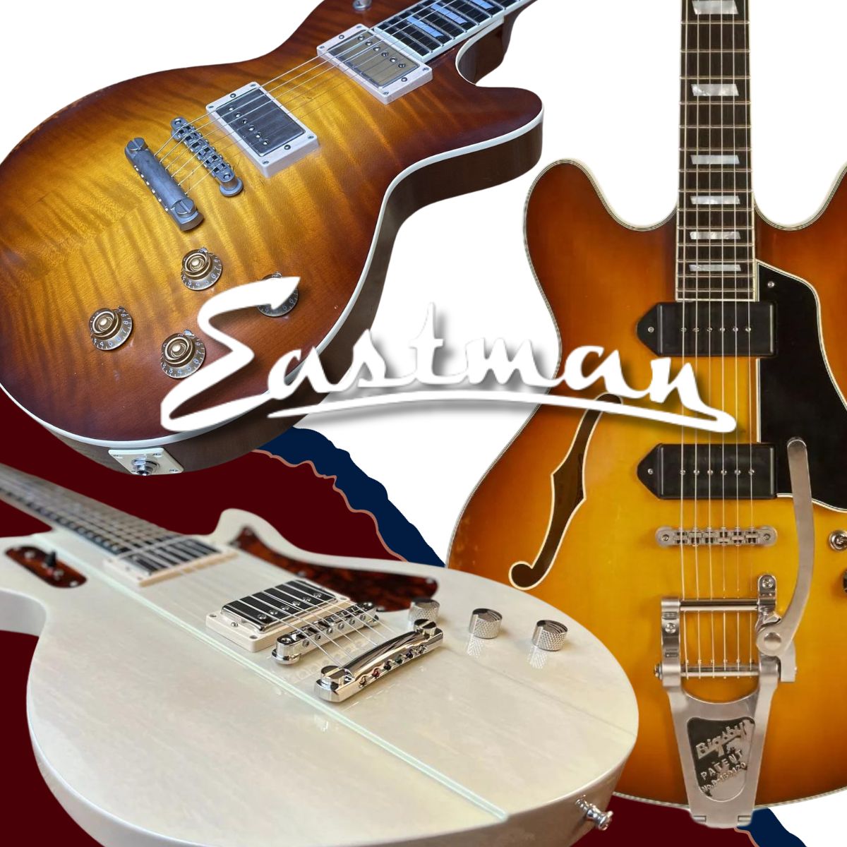 Eastman Electric Guitars.  UKs Central Showroom.  Europes Trusted Eastman Guitar Centre