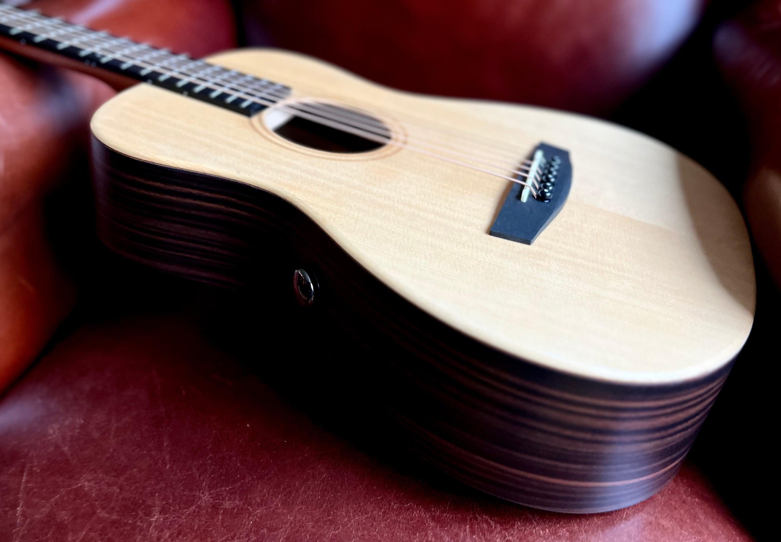 Enya EBX1 Pro EQ Spruce 1/2 Size 34" Electro Acoustic Travel / Childrens Guitar, Electro Acoustic Guitar for sale at Richards Guitars.