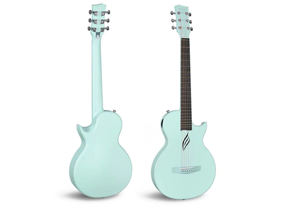 Enya Nova GO SP1-BL Blue Nova Go Carbo fibre electro guitar with Bluetooth, Electro Acoustic Guitar for sale at Richards Guitars.