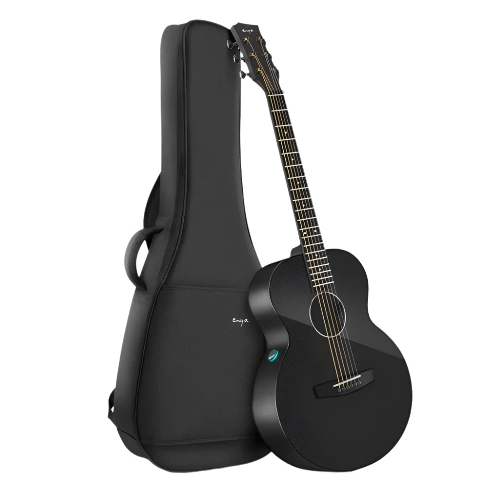 Enya X3 pro Mini 90% Carbon fibre+TransAcoustic, Electro Acoustic Guitar for sale at Richards Guitars.