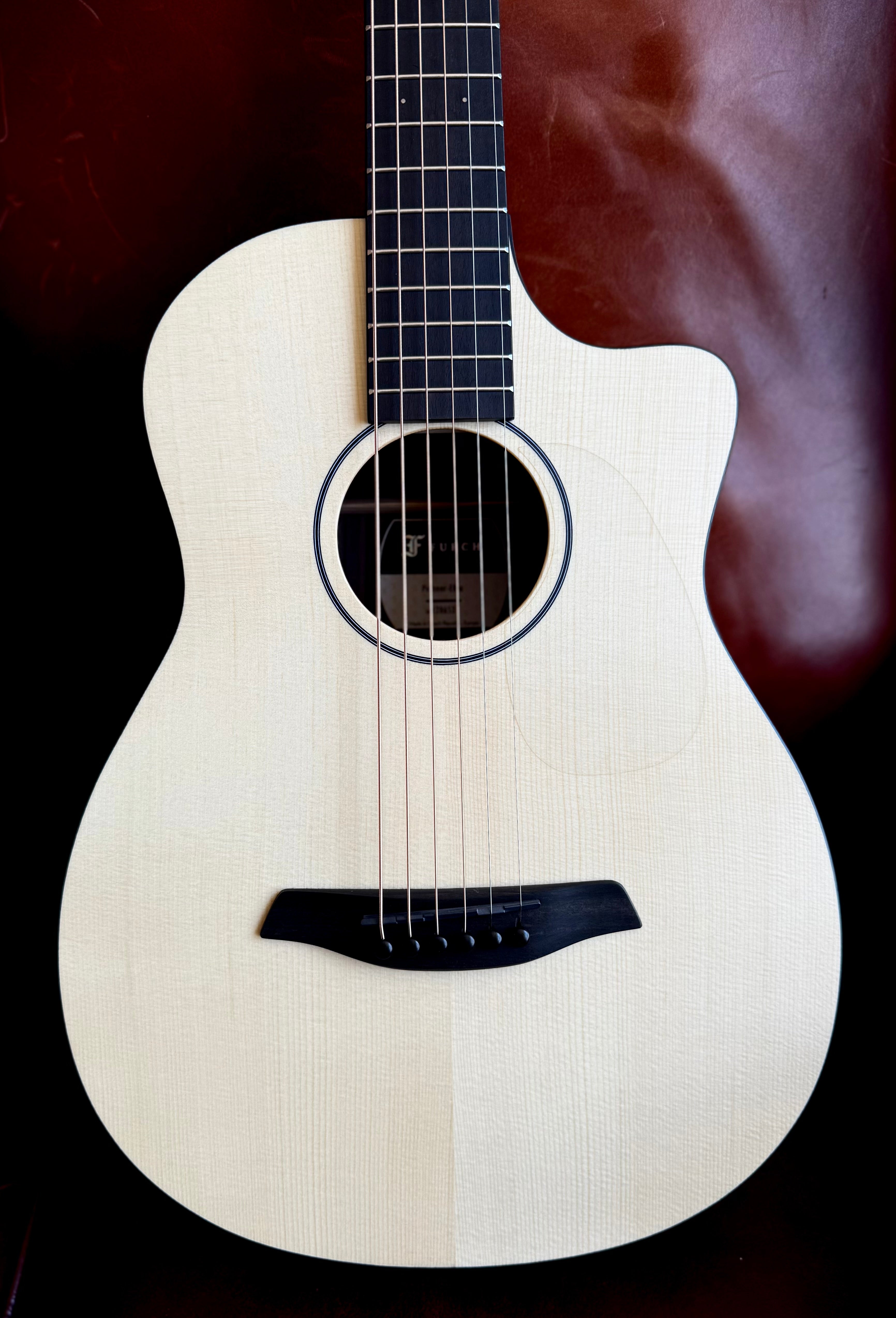 Furch Pioneer ER: Engelmann spruce top with Indian rosewood back and sides. (Furch Mini / Travel Guitar) (2025 CNR Active Upgrade Model), Acoustic Guitar for sale at Richards Guitars.