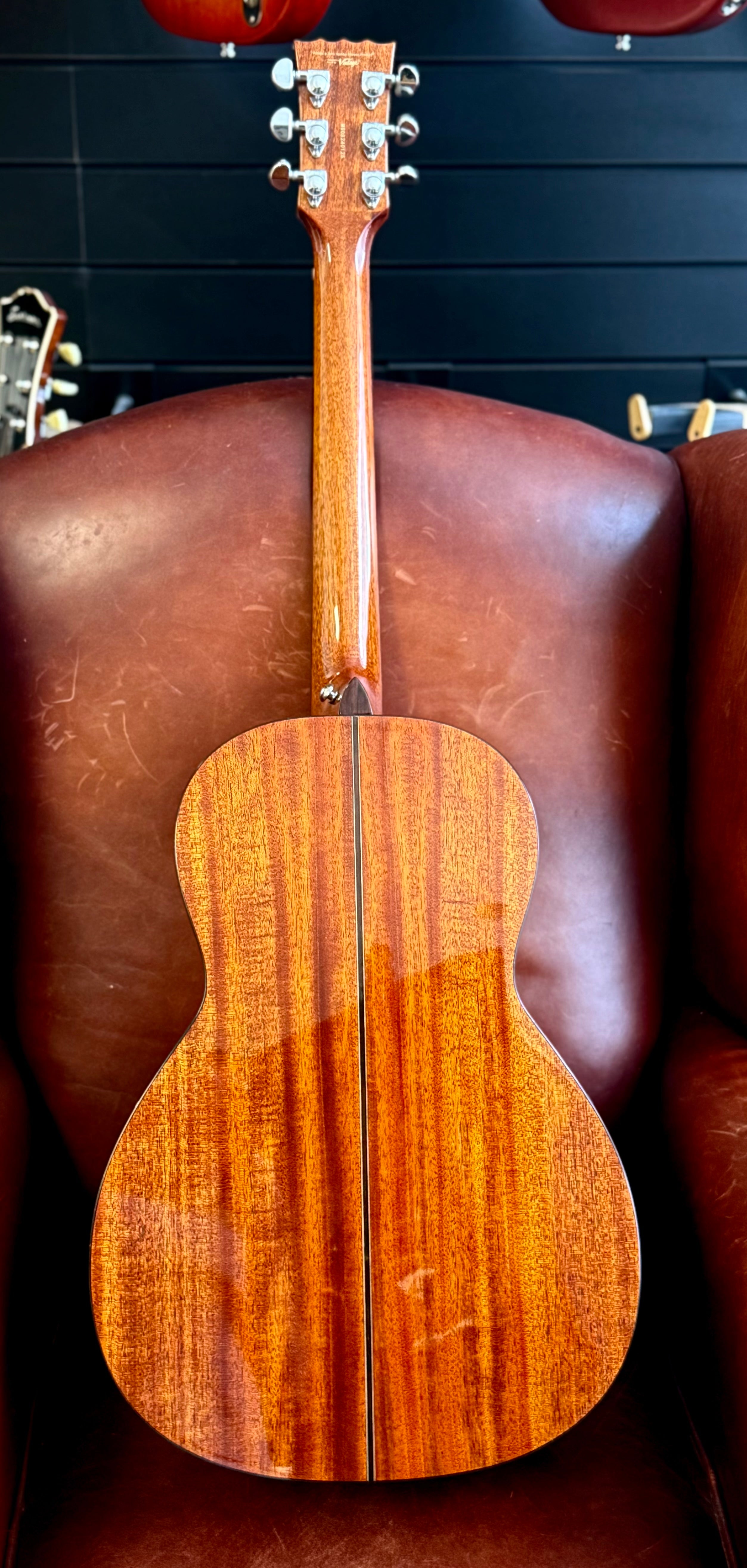 Vintage V1850 Performer Series Acoustic Parlour Guitar ~ Natural Gloss