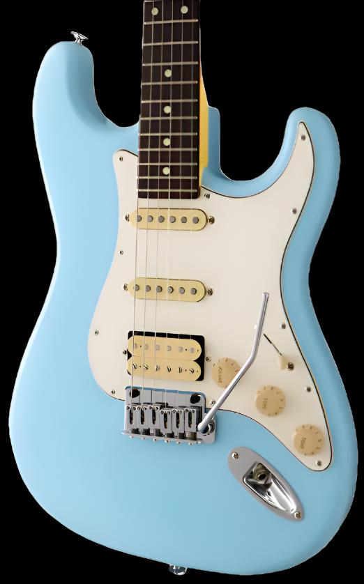 FGN Guitars Boundary BST HSS Mint Blue, Electric Guitar for sale at Richards Guitars.