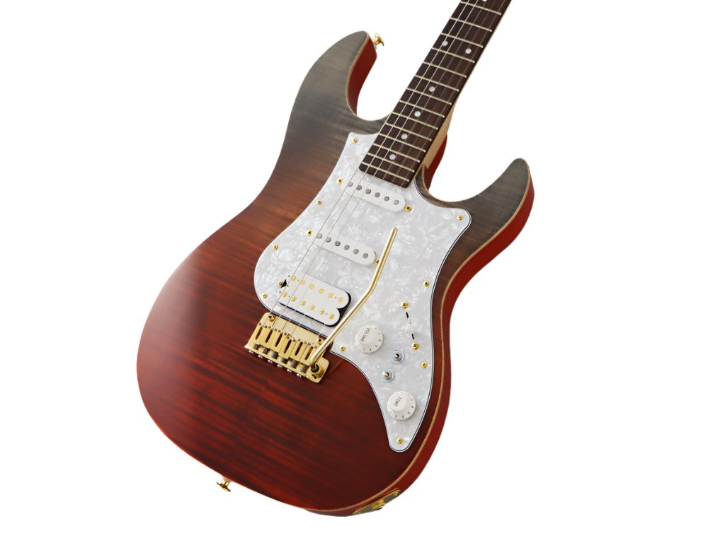 FGN Guitars Expert Odyssey RKG Ripe Kaki Graduation, Electric Guitar for sale at Richards Guitars.