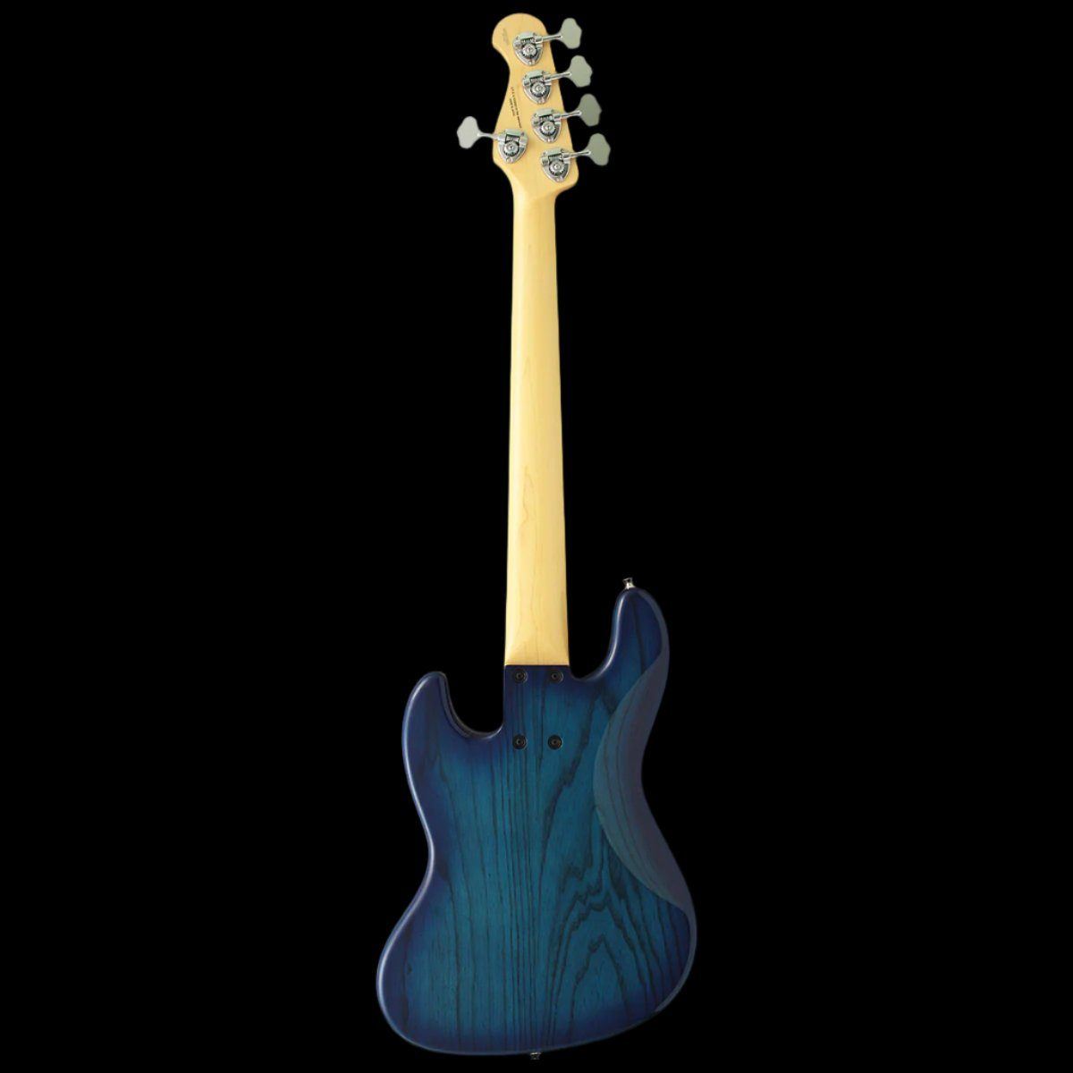 FGN Guitars Neoclassic JB 100M Ash 5 String SBB See Thru Blue Burst, Bass Guitar for sale at Richards Guitars.