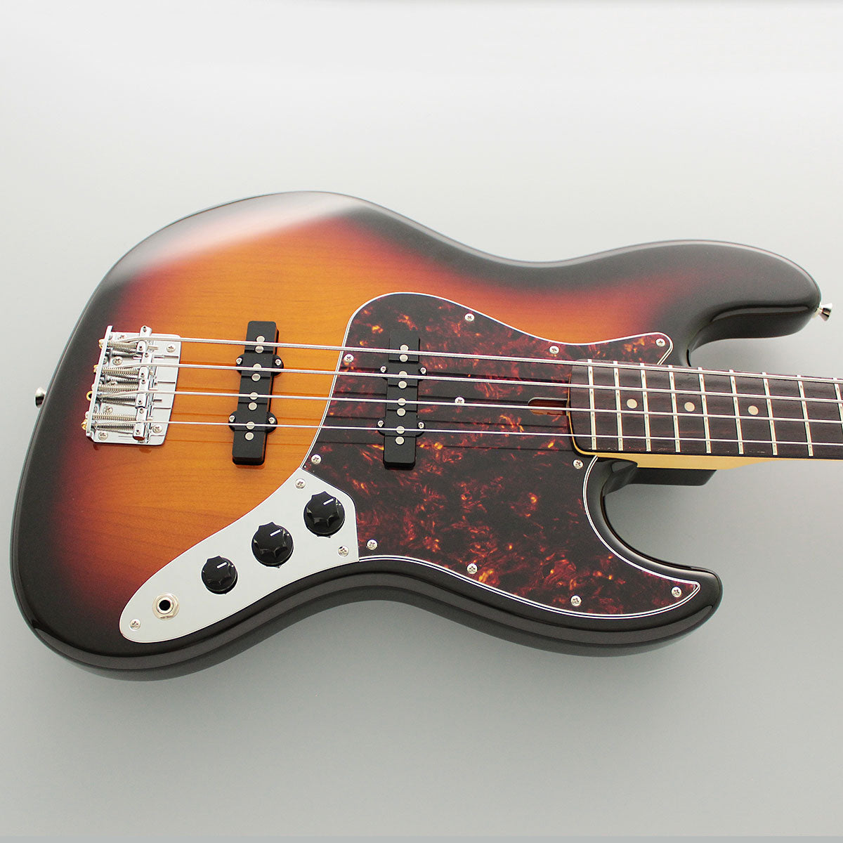 FGN Guitars Neoclassic JB 100R Alder 3 Tone Sunburst, Bass Guitar for sale at Richards Guitars.