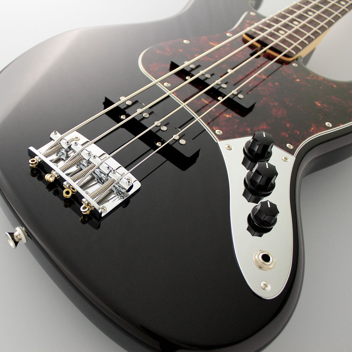 FGN Guitars Neoclassic JB 100R Alder Black, Bass Guitar for sale at Richards Guitars.