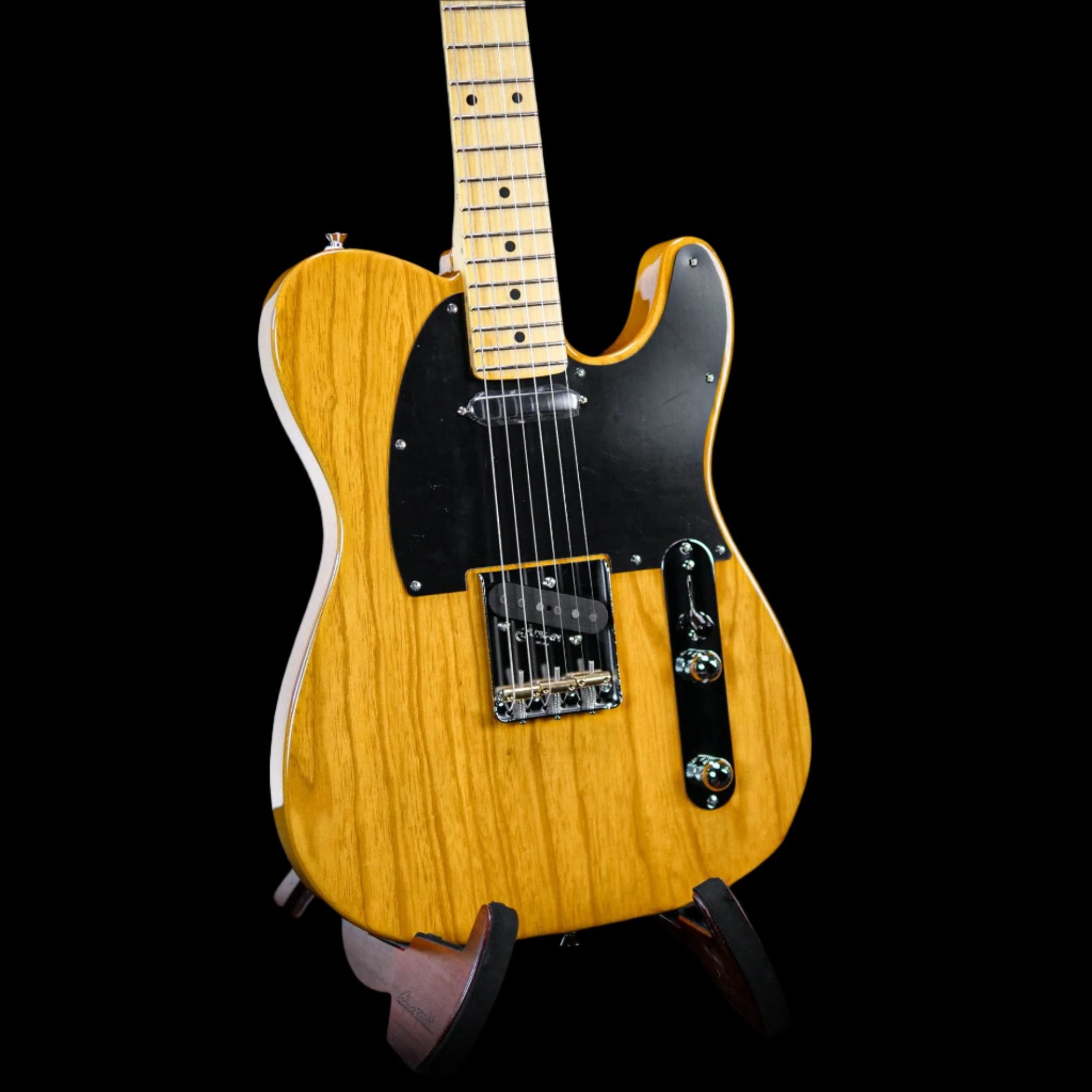 FGN Guitars Neoclassic TE 100M Ash Vintage Natural, Electric Guitar for sale at Richards Guitars.