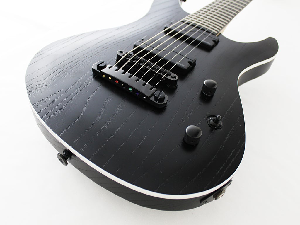 FGN J Standard Mythic JMY72ASHE Open Pore Black With Gig Bag, Electric Guitar for sale at Richards Guitars.