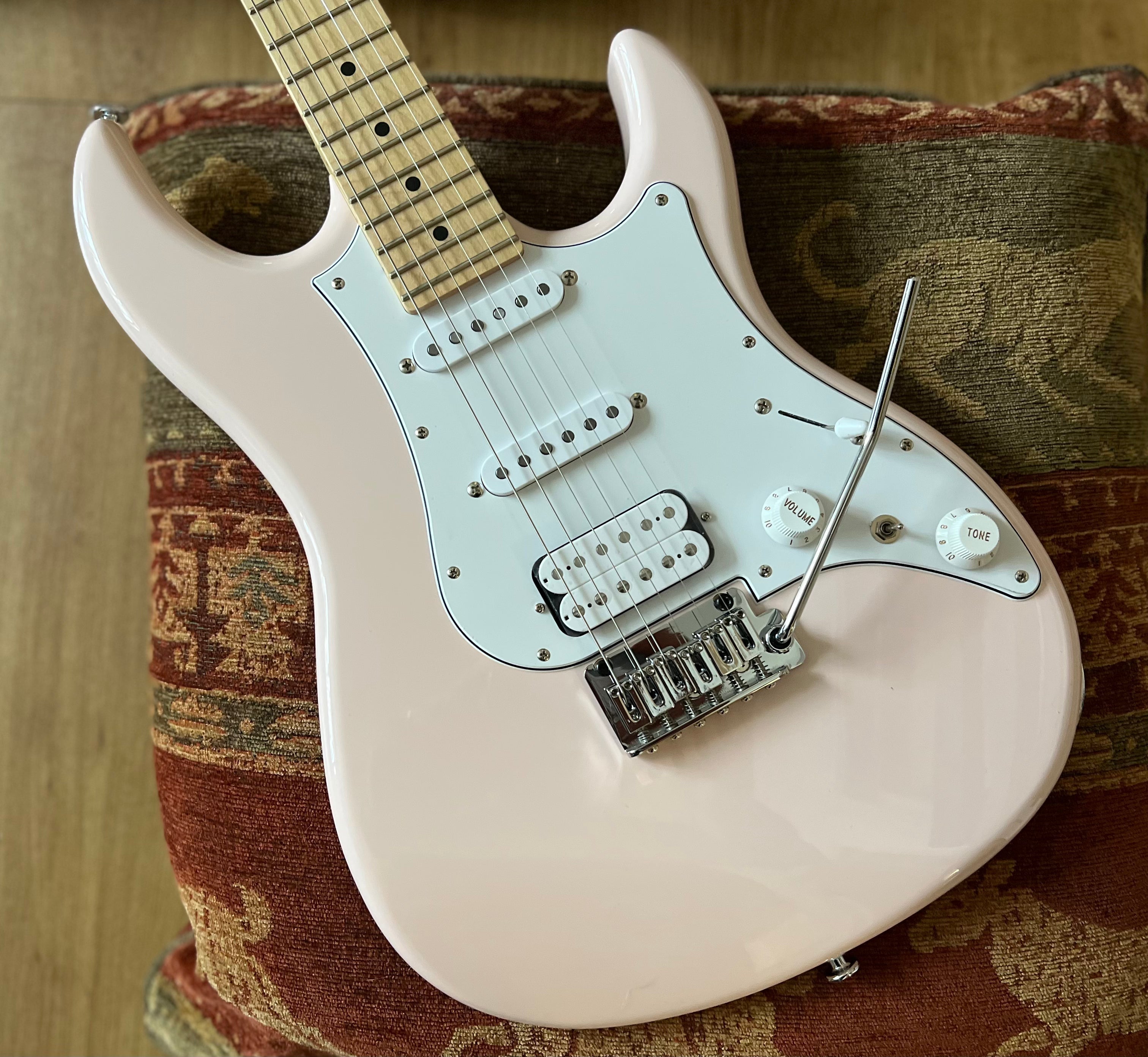 FGN J Standard Odyssey JOS2TDM, Shell Pink With Gig Bag, Electric Guitar for sale at Richards Guitars.