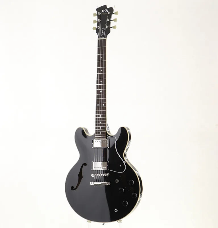 FGN Masterfield, Electric Guitar, Black (Bk) MSAHP With Hard Case, Electric Guitar for sale at Richards Guitars.