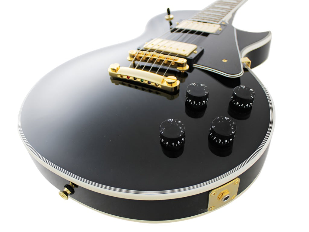 FGN Neo Classic NLC10RMP Black With Gig Bag, Electric Guitar for sale at Richards Guitars.