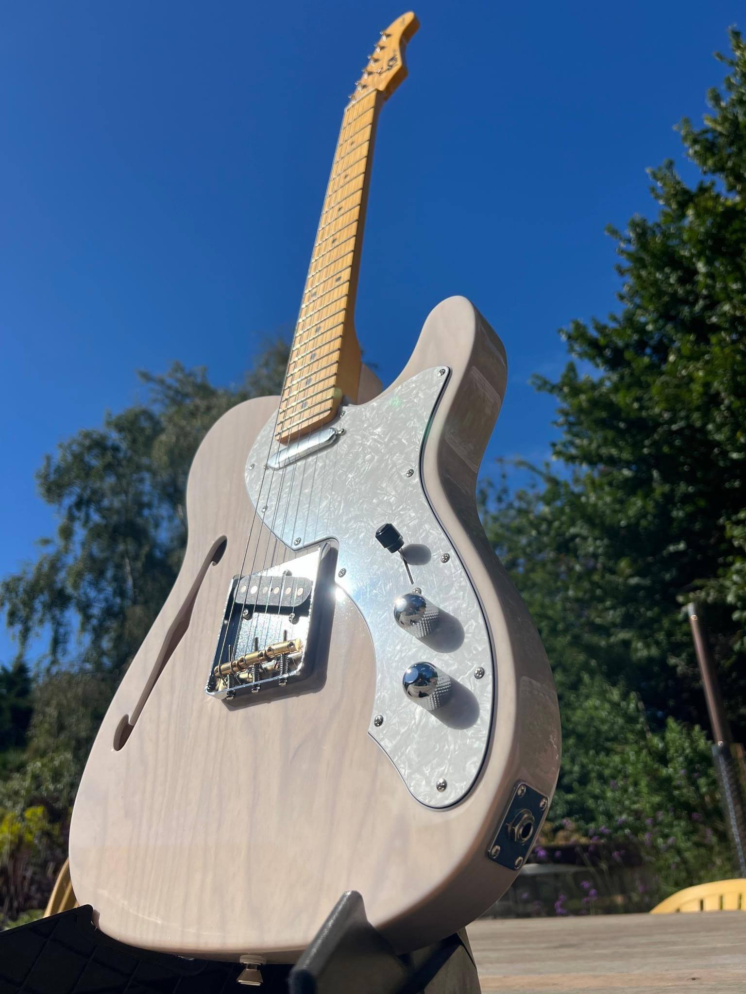 FGN Neoclassic TE 100M Ash White Blonde, Electric Guitar for sale at Richards Guitars.