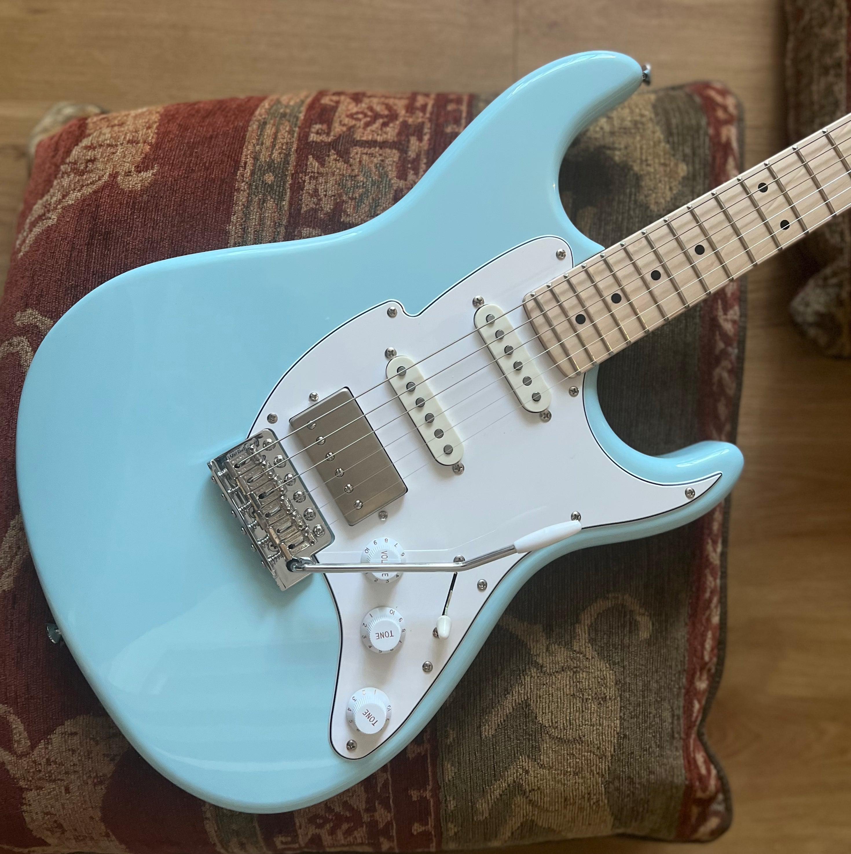 FRET KING CORONA CLASSIC GUITAR - LAGUNA BLUE (Includes Our £85 Pro Setup Free), Electric Guitar for sale at Richards Guitars.