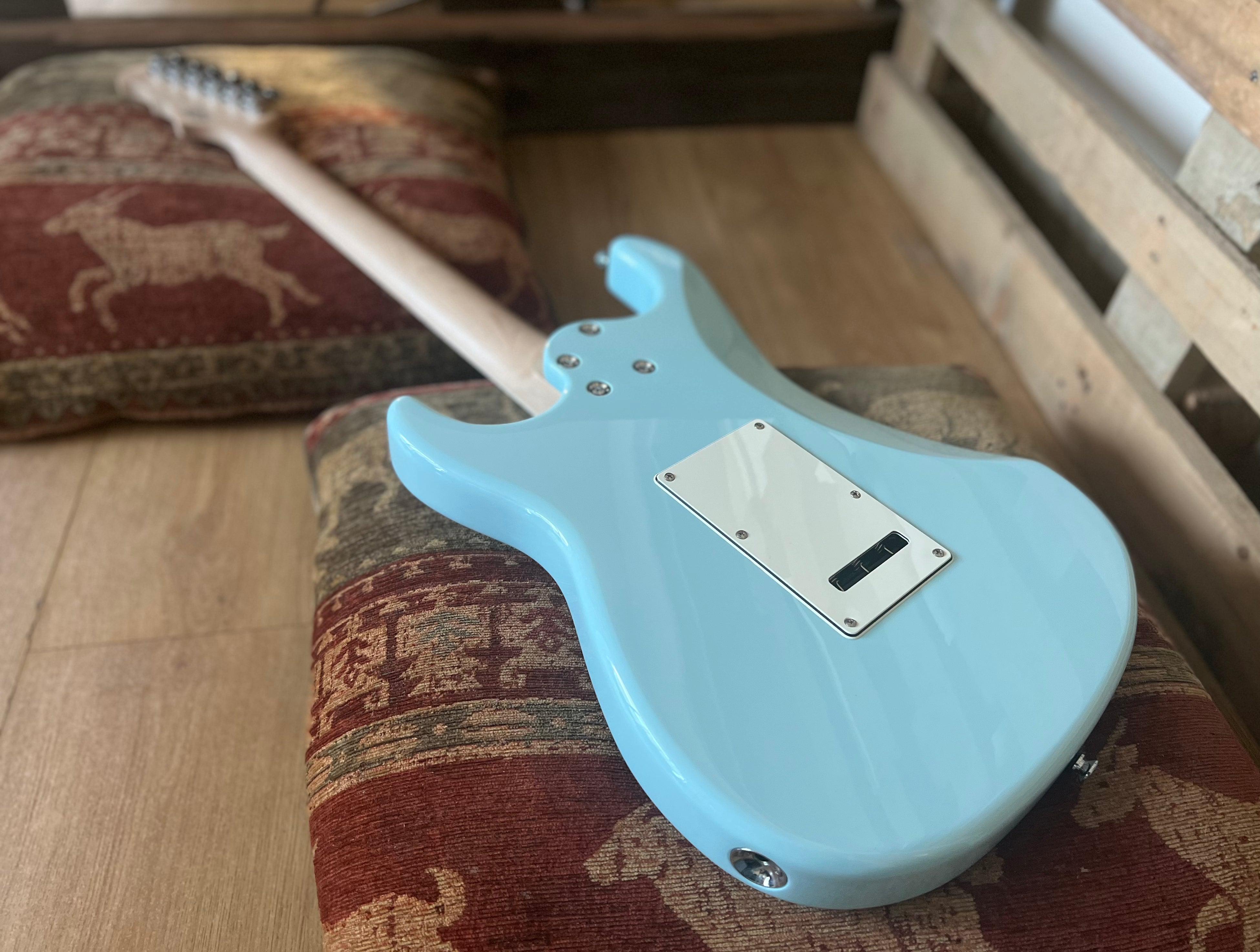 FRET KING CORONA CLASSIC GUITAR - LAGUNA BLUE (Includes Our £85 Pro Setup Free), Electric Guitar for sale at Richards Guitars.