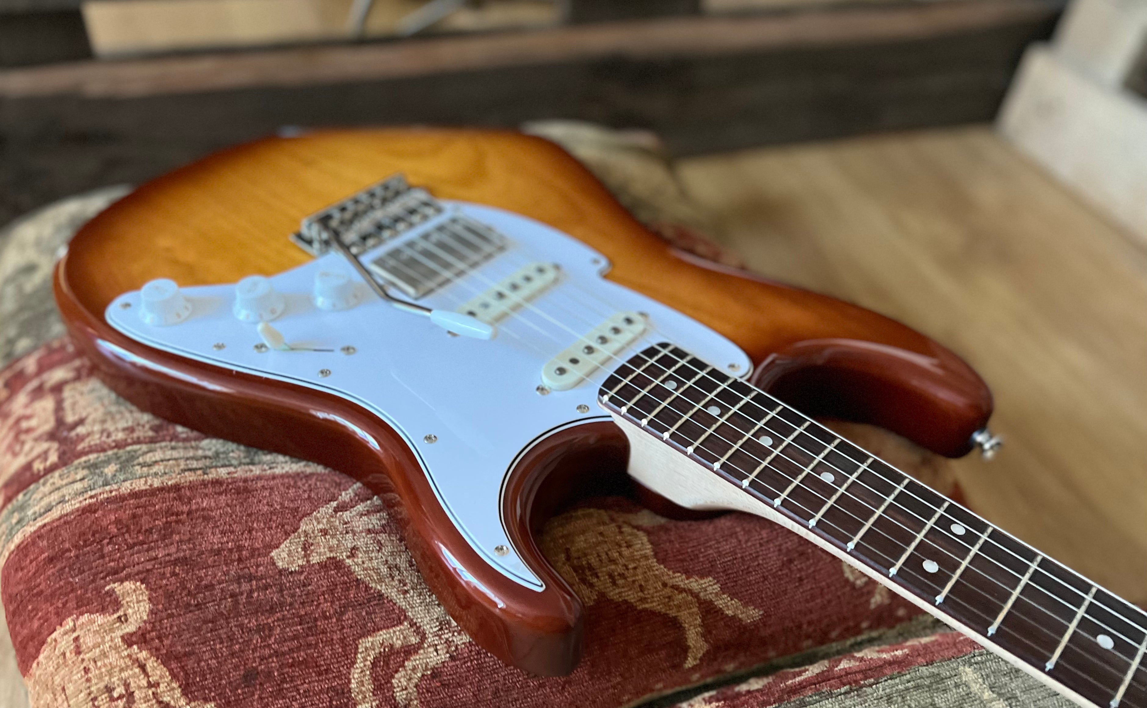 FRET KING CORONA CLASSIC GUITAR - VINTAGE SUNBURST (Includes Our £85 Pro Setup Free), Electric Guitar for sale at Richards Guitars.