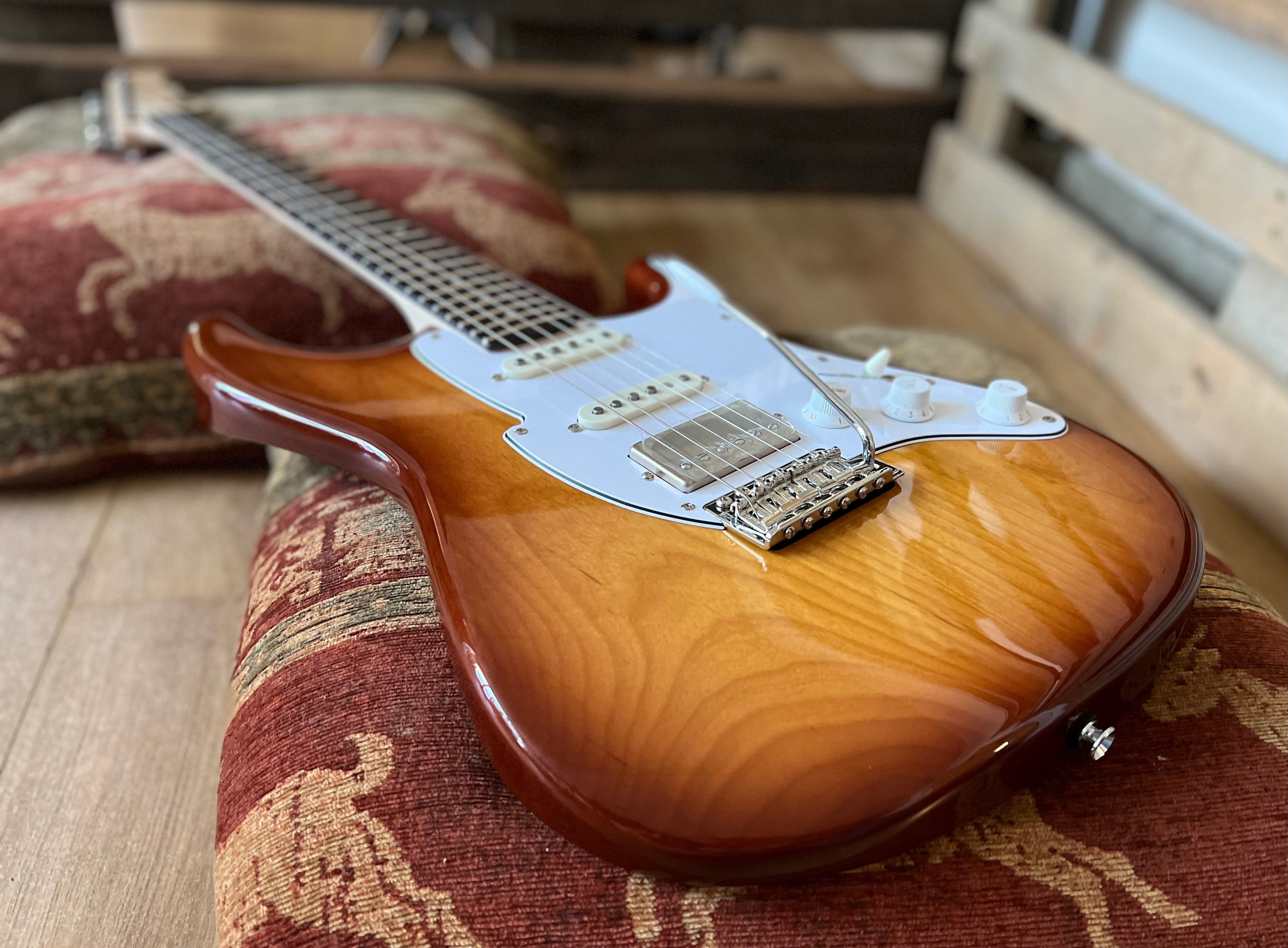 FRET KING CORONA CLASSIC GUITAR - VINTAGE SUNBURST (Includes Our £85 Pro Setup Free), Electric Guitar for sale at Richards Guitars.