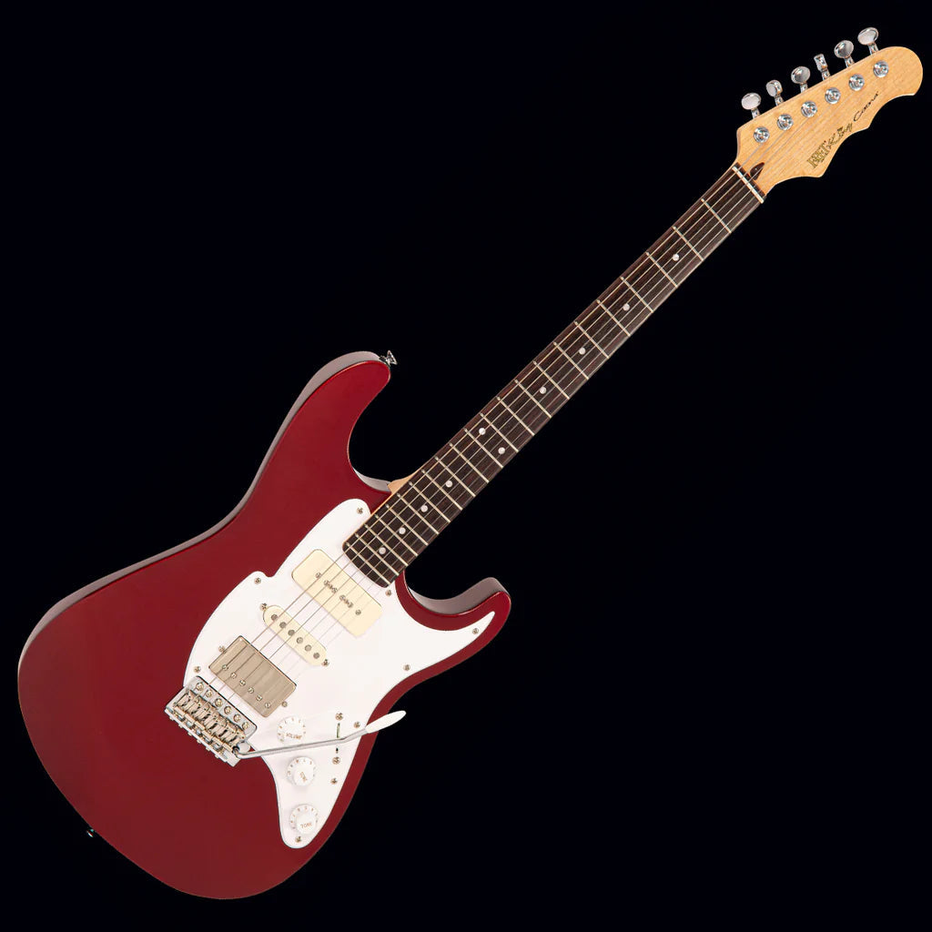 FRET KING CORONA CUSTOM GUITAR - CANDY APPLE RED (Includes Our £85 Pro Setup Free), Electric Guitar for sale at Richards Guitars.