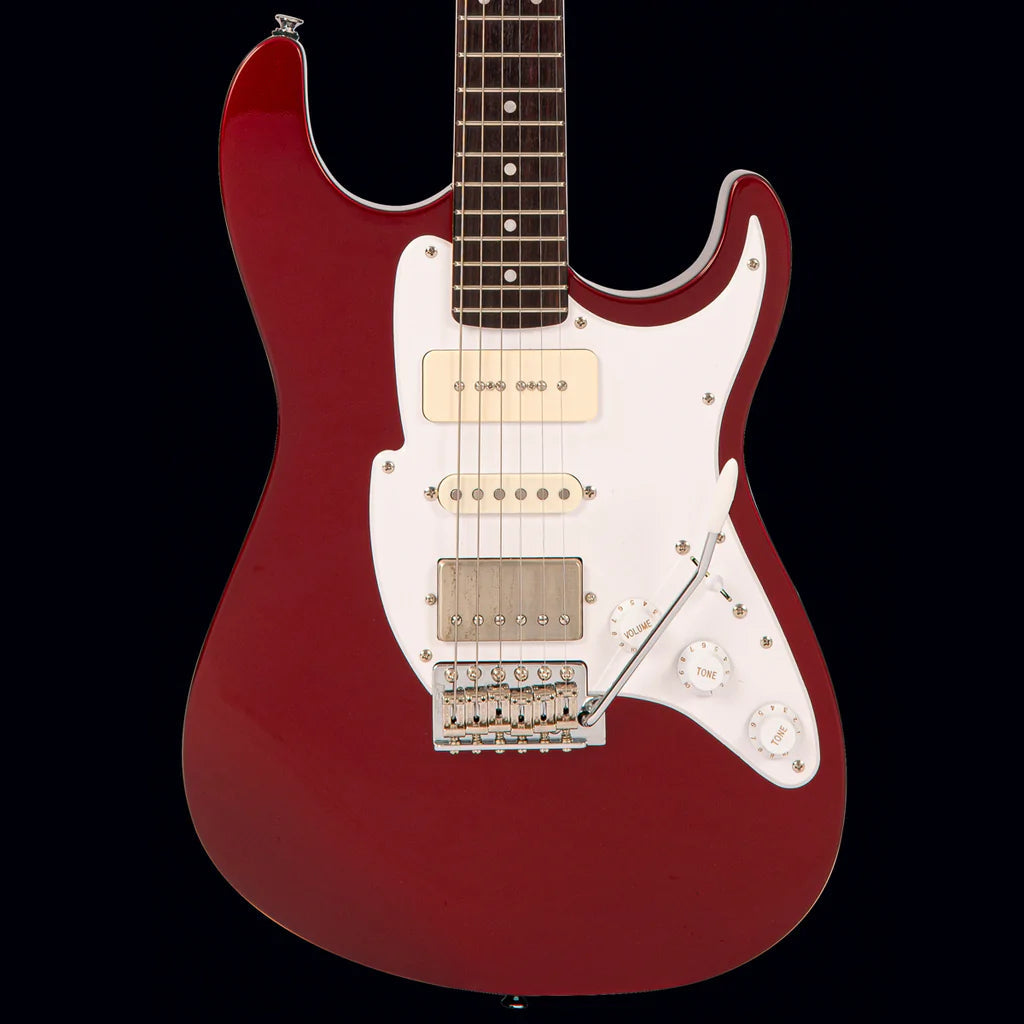 FRET KING CORONA CUSTOM GUITAR - CANDY APPLE RED (Includes Our £85 Pro Setup Free), Electric Guitar for sale at Richards Guitars.