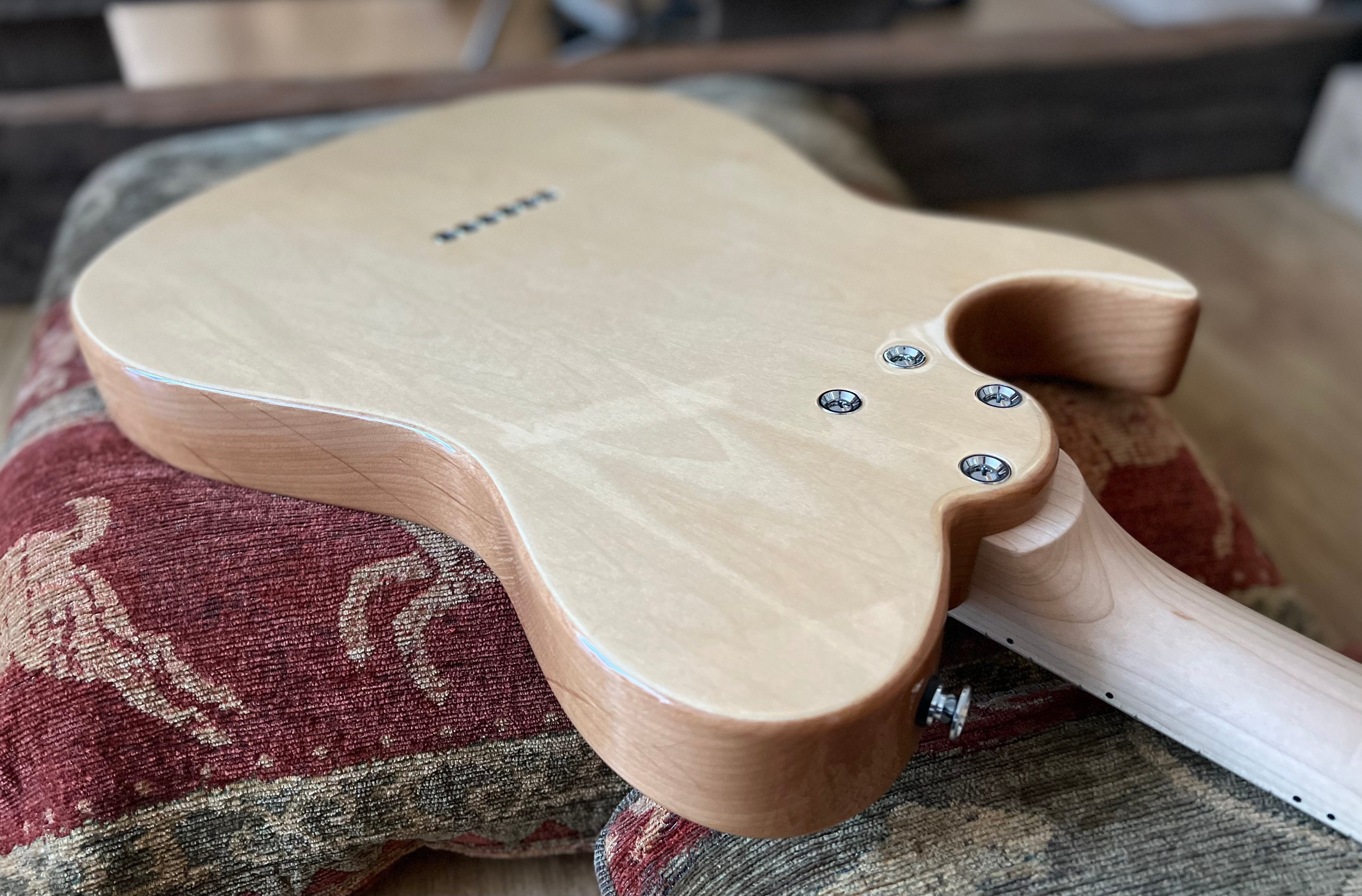 FRET KING COUNTRY SQUIRE CLASSIC TONEMASTER - NATURAL MAPLE (Includes Our £85 Pro Setup Free), Electric Guitar for sale at Richards Guitars.