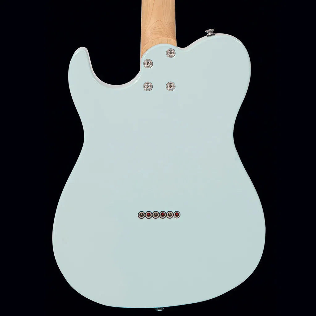 FRET KING COUNTRY SQUIRE MUSIC ROW - LAGUNA BLUE (Includes Our £85 Pro Setup Free), Electric Guitar for sale at Richards Guitars.