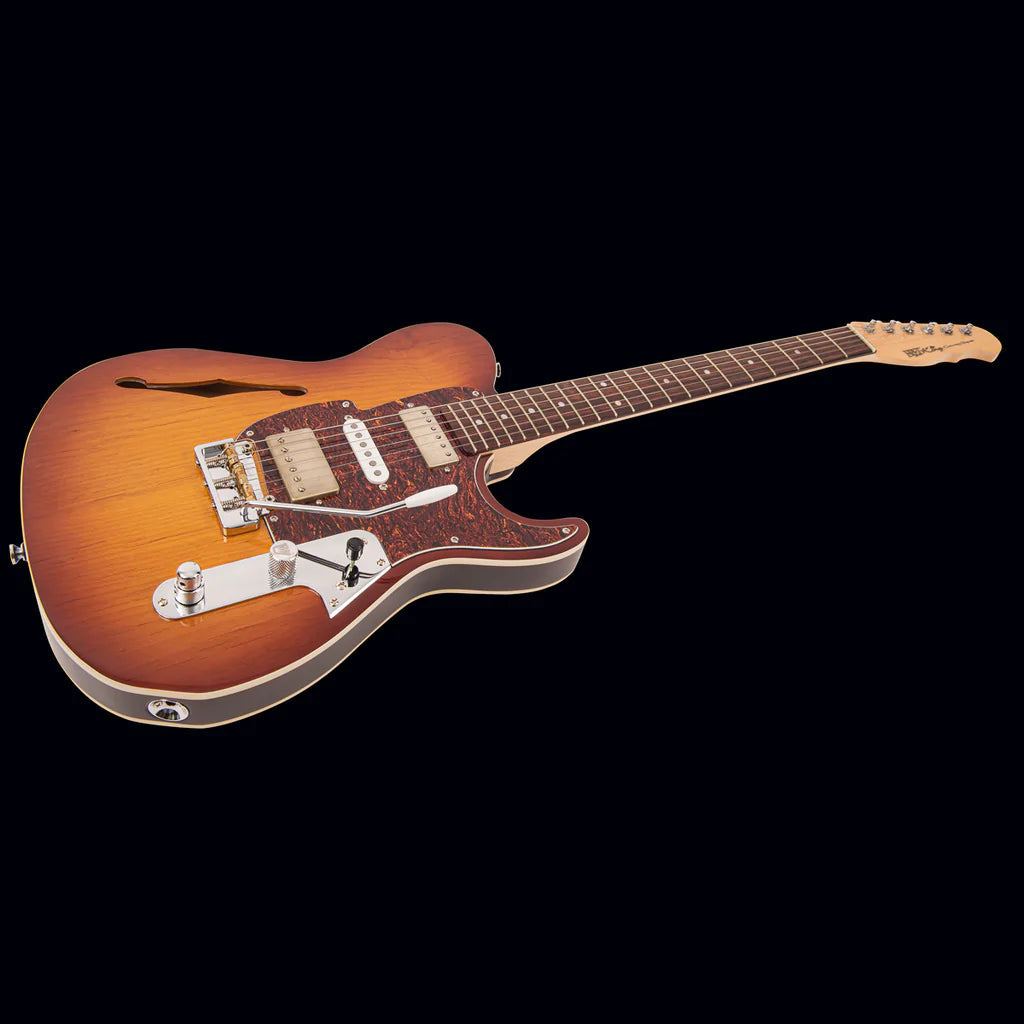 FRET KING COUNTRY SQUIRE SEMITONE DELUXE - HONEYBURST (Includes Our £85 Pro Setup Free), Electric Guitar for sale at Richards Guitars.