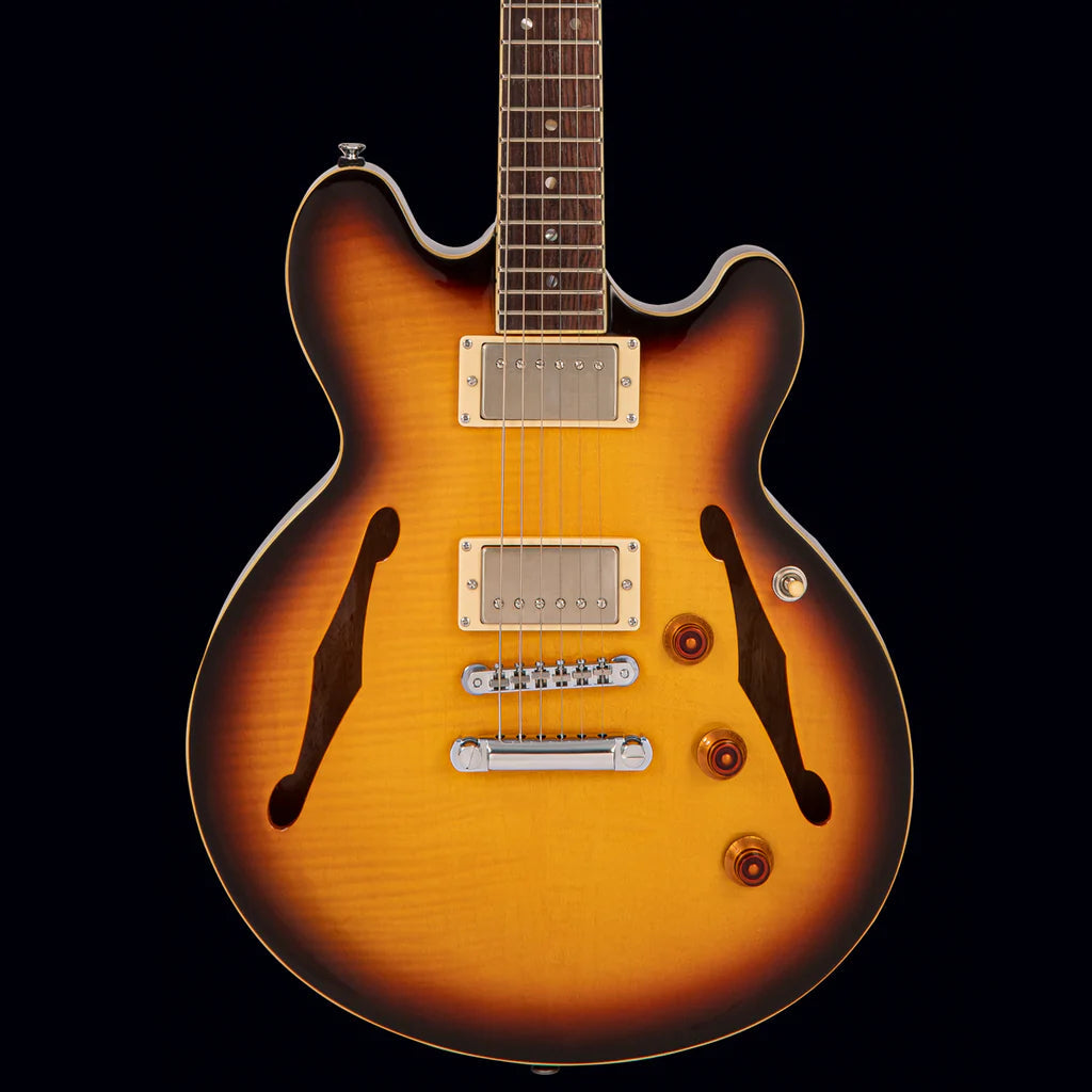 FRET KING ELISE CUSTOM - TOBACCO SUNBURST (Includes Our £85 Pro Setup Free), Electric Guitar for sale at Richards Guitars.