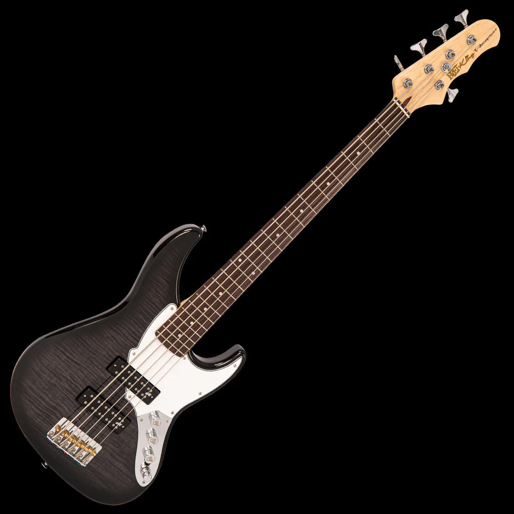 FRET KING PERCEPTION CUSTOM 5 STRING BASS - BLACKBURST (Includes Our £85 Pro Setup Free), Electric Guitar for sale at Richards Guitars.