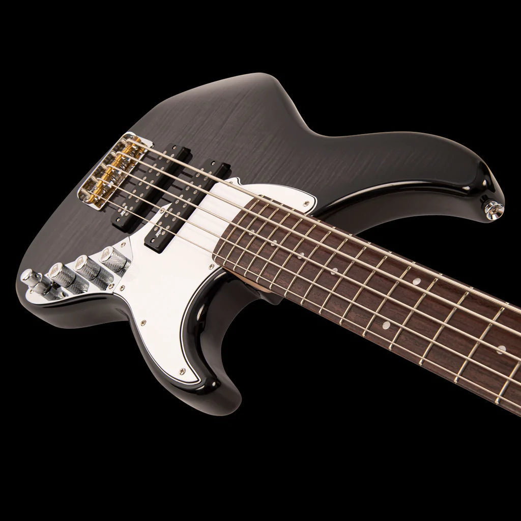 FRET KING PERCEPTION CUSTOM 5 STRING BASS - BLACKBURST (Includes Our £85 Pro Setup Free), Electric Guitar for sale at Richards Guitars.