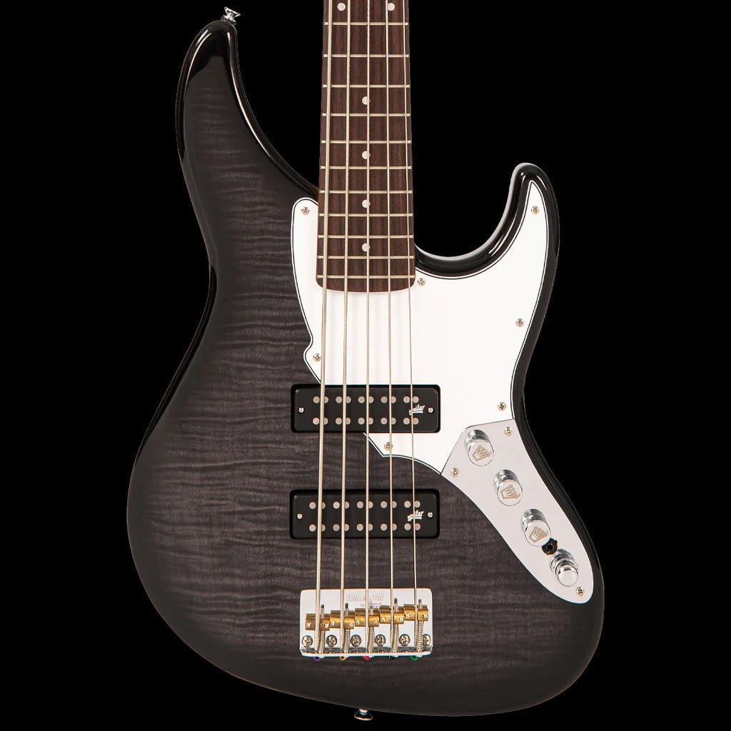 FRET KING PERCEPTION CUSTOM 5 STRING BASS - BLACKBURST (Includes Our £85 Pro Setup Free), Electric Guitar for sale at Richards Guitars.