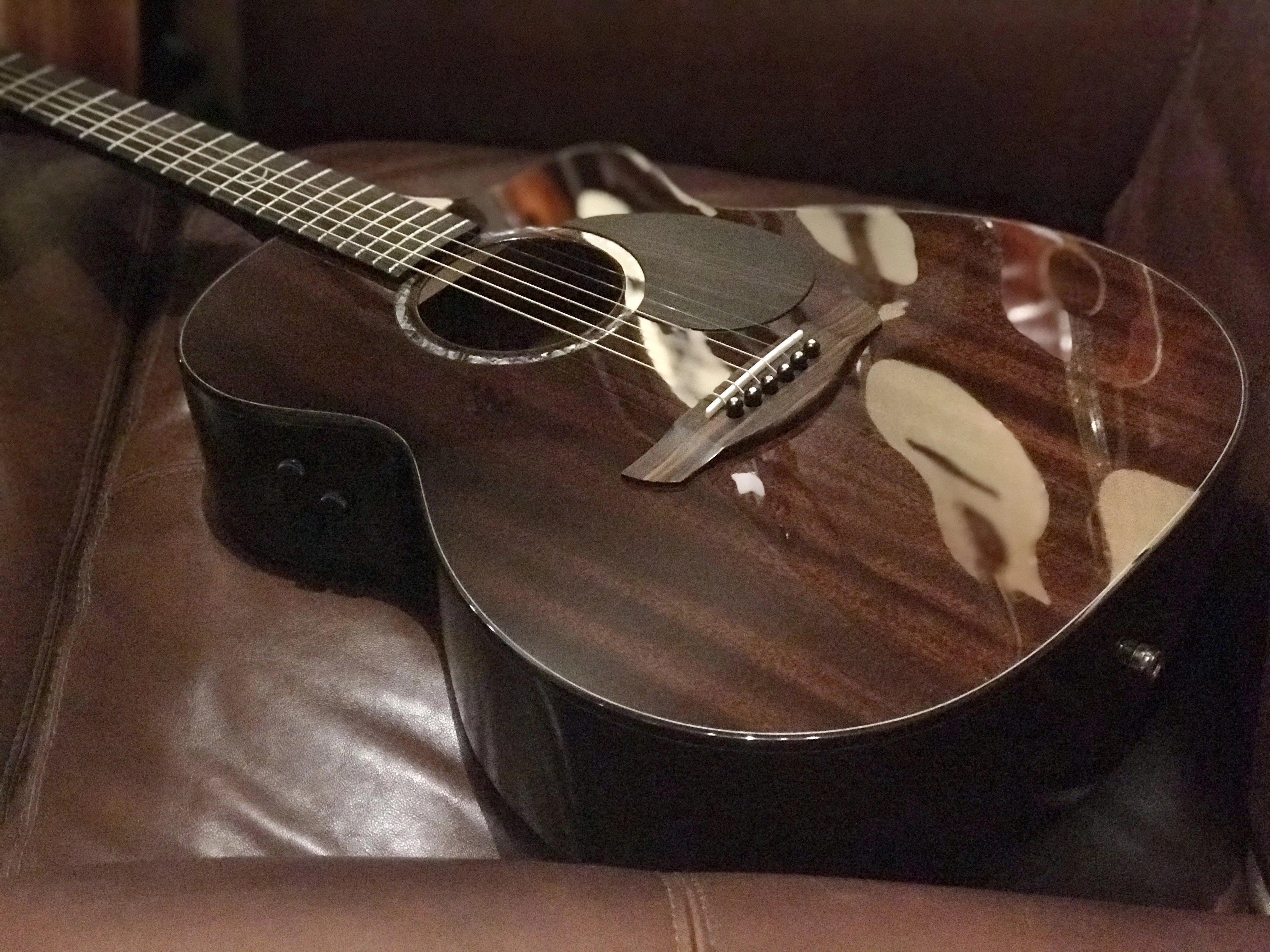 Faith PJE FG5HCE Earth Dark Roast Legacy, Electro Acoustic Guitar for sale at Richards Guitars.