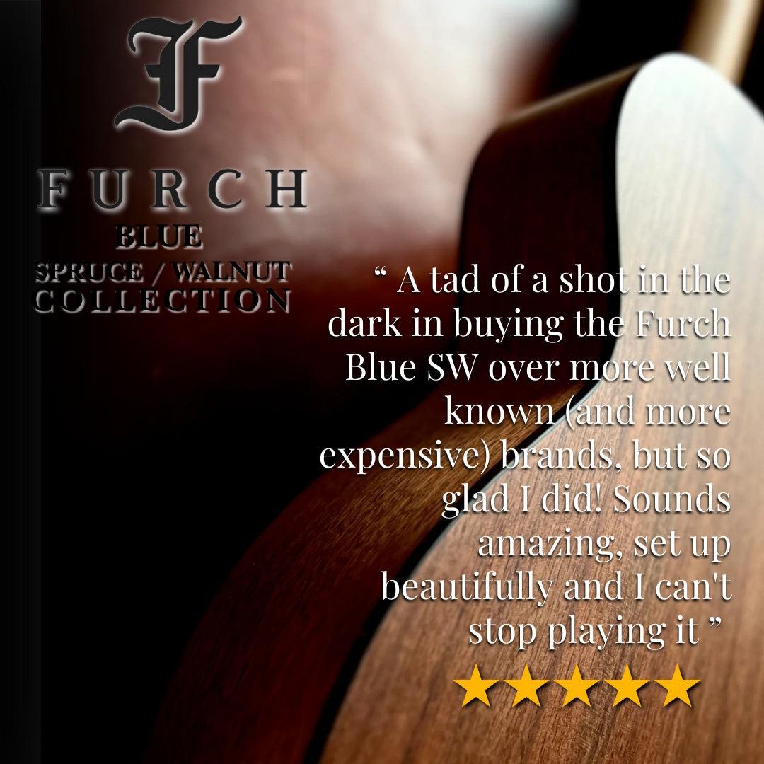 Furch Blue OM-SW Orchestra model Acoustic Guitar, Acoustic Guitar for sale at Richards Guitars.