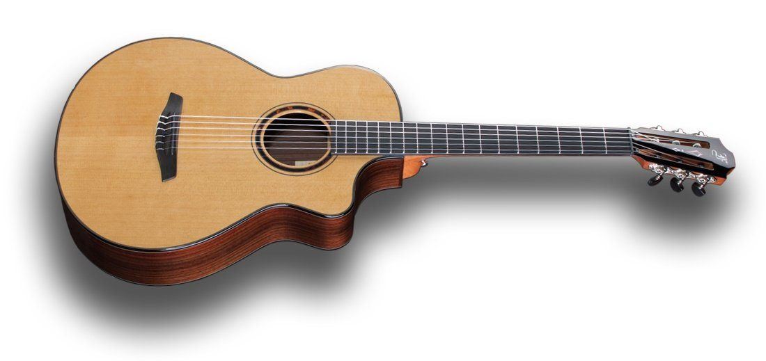 Furch GN4CR EAS-VTC Electro Nylon String Hybrid Cutaway Classic, Electro Nylon Strung Guitar for sale at Richards Guitars.