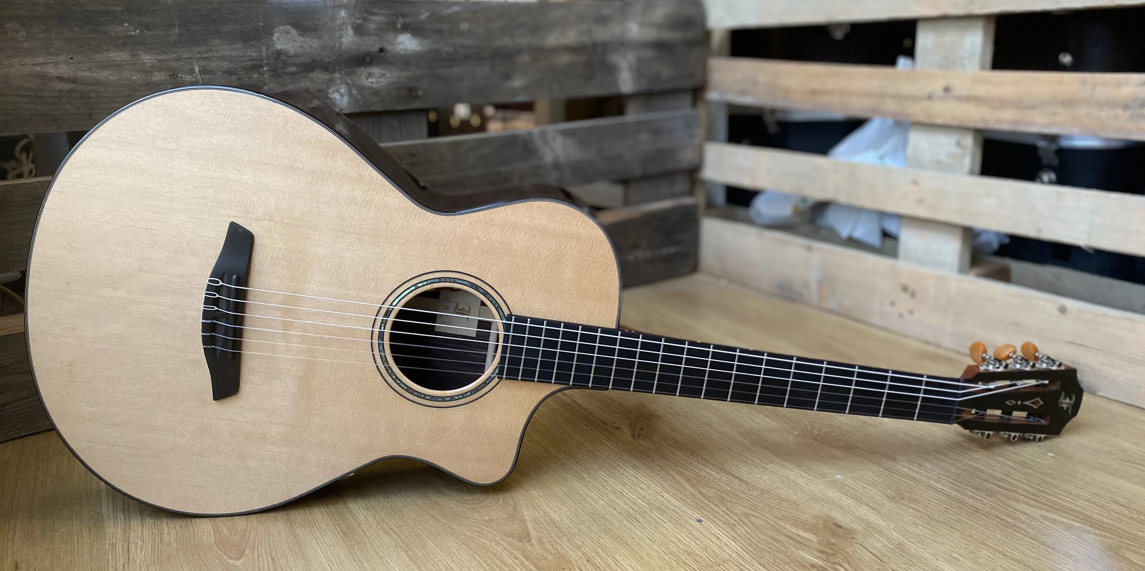 Furch GN4CR Nylon String Hybrid Cutaway Classic, Nylon Strung Guitar for sale at Richards Guitars.