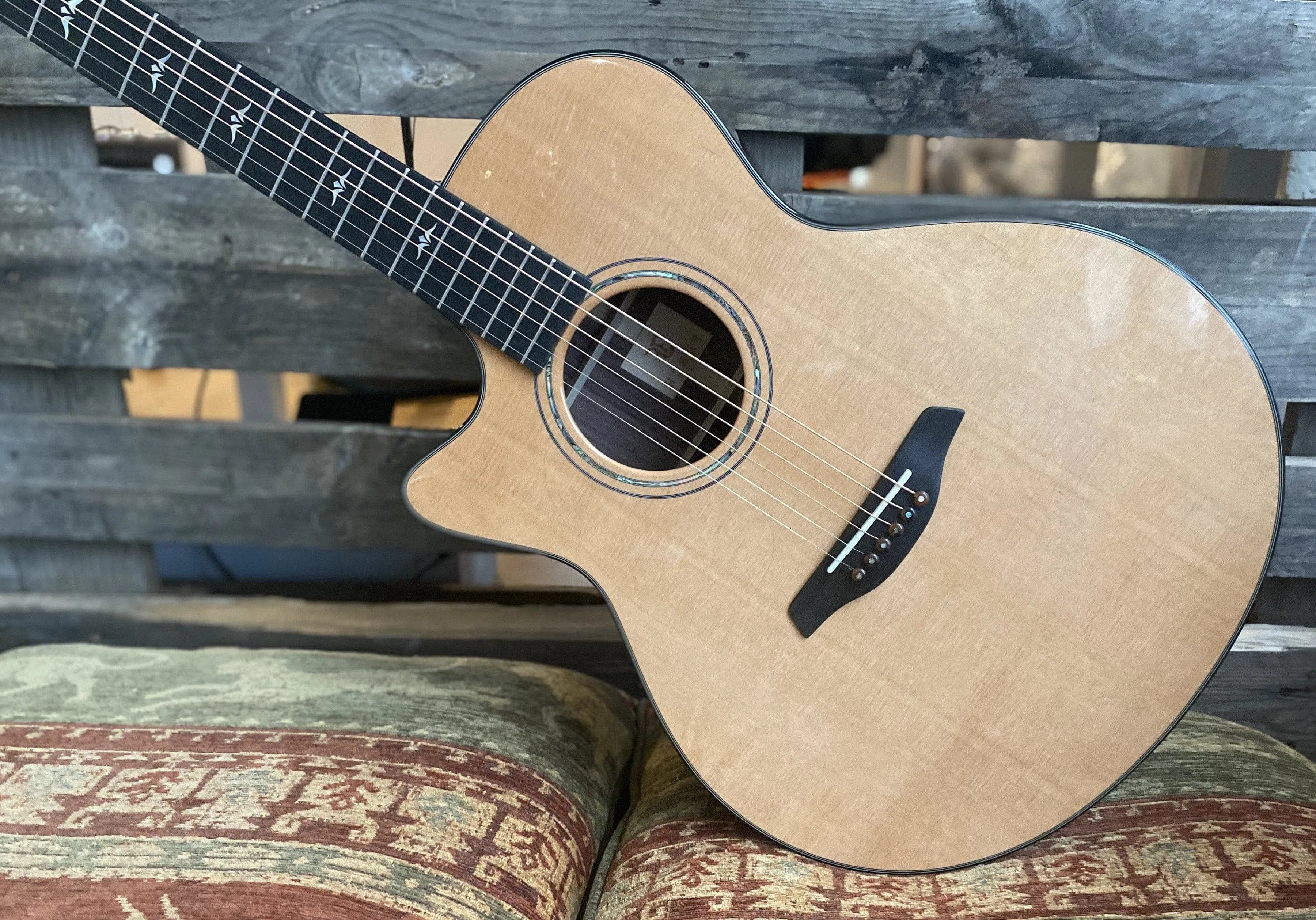 Furch Yellow Gc-CR Left Handed Acoustic Guitar Including UK Exclusive Inlays & Over £100 Of Added Value FREE, Acoustic Guitar for sale at Richards Guitars.