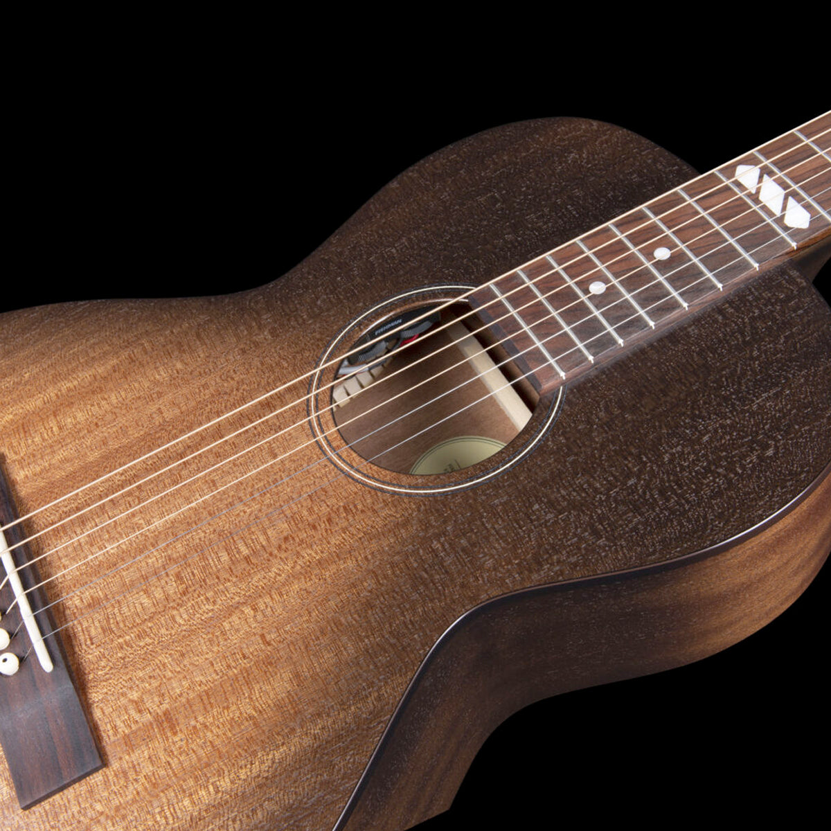 Godin Parlour LTD Mahogany Electro-Acoustic Guitar ~ Black Burst,  for sale at Richards Guitars.