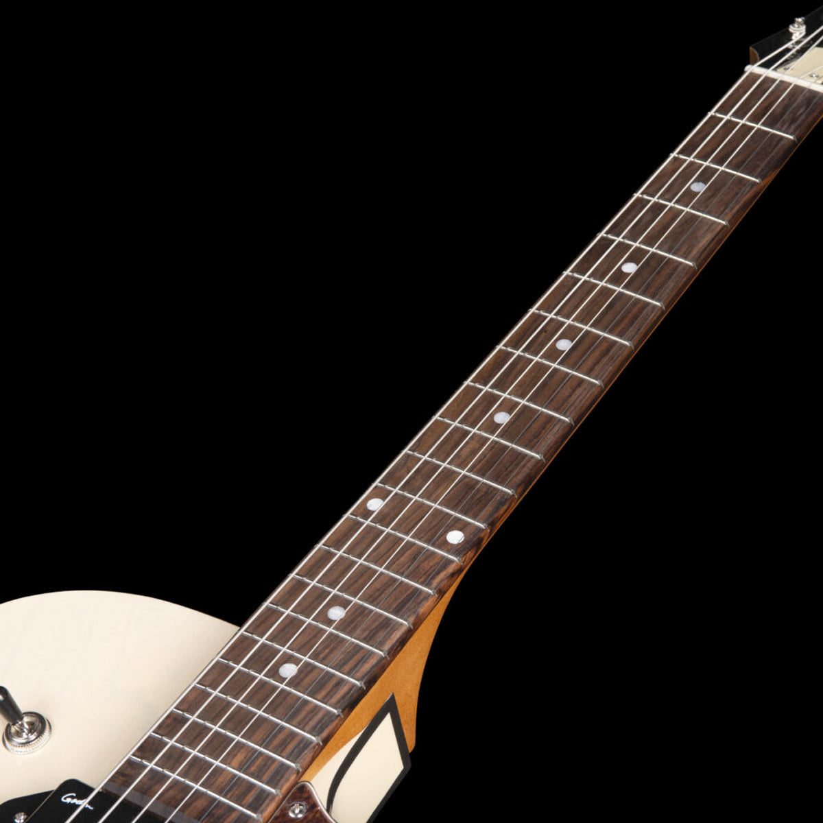 Godin 5th Avenue Thin Line Kingpin P90 Semi-Acoustic Guitar ~ Trans Cream, Electric Guitar for sale at Richards Guitars.