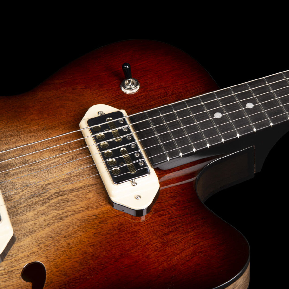 Godin 5th Avenue Thin Line Semi-Acoustic Guitar ~ Vintage Burst, Electric Guitar for sale at Richards Guitars.