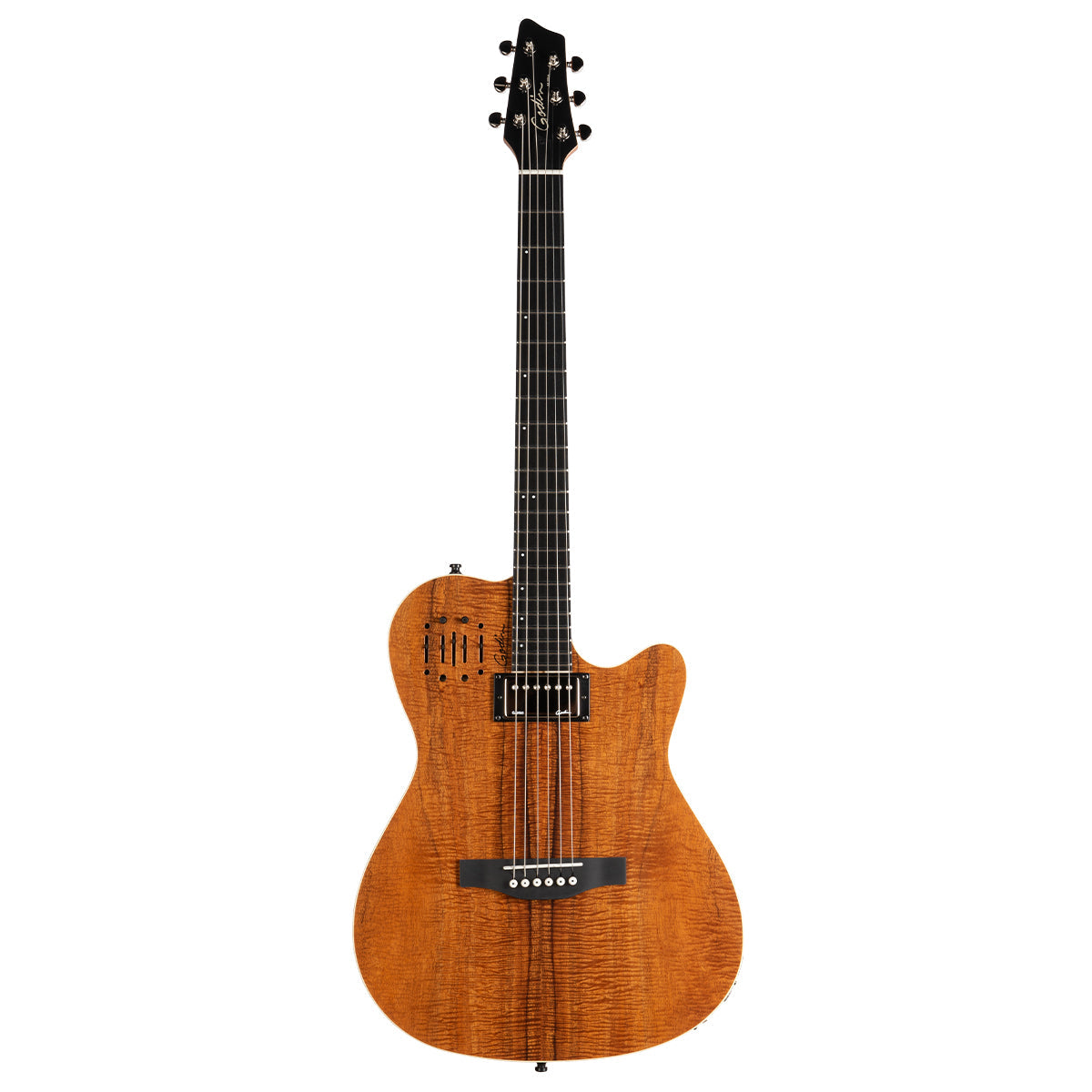 Godin A6 Ultra Electric Guitar ~ Extreme Koa HG, Electric Guitar for sale at Richards Guitars.