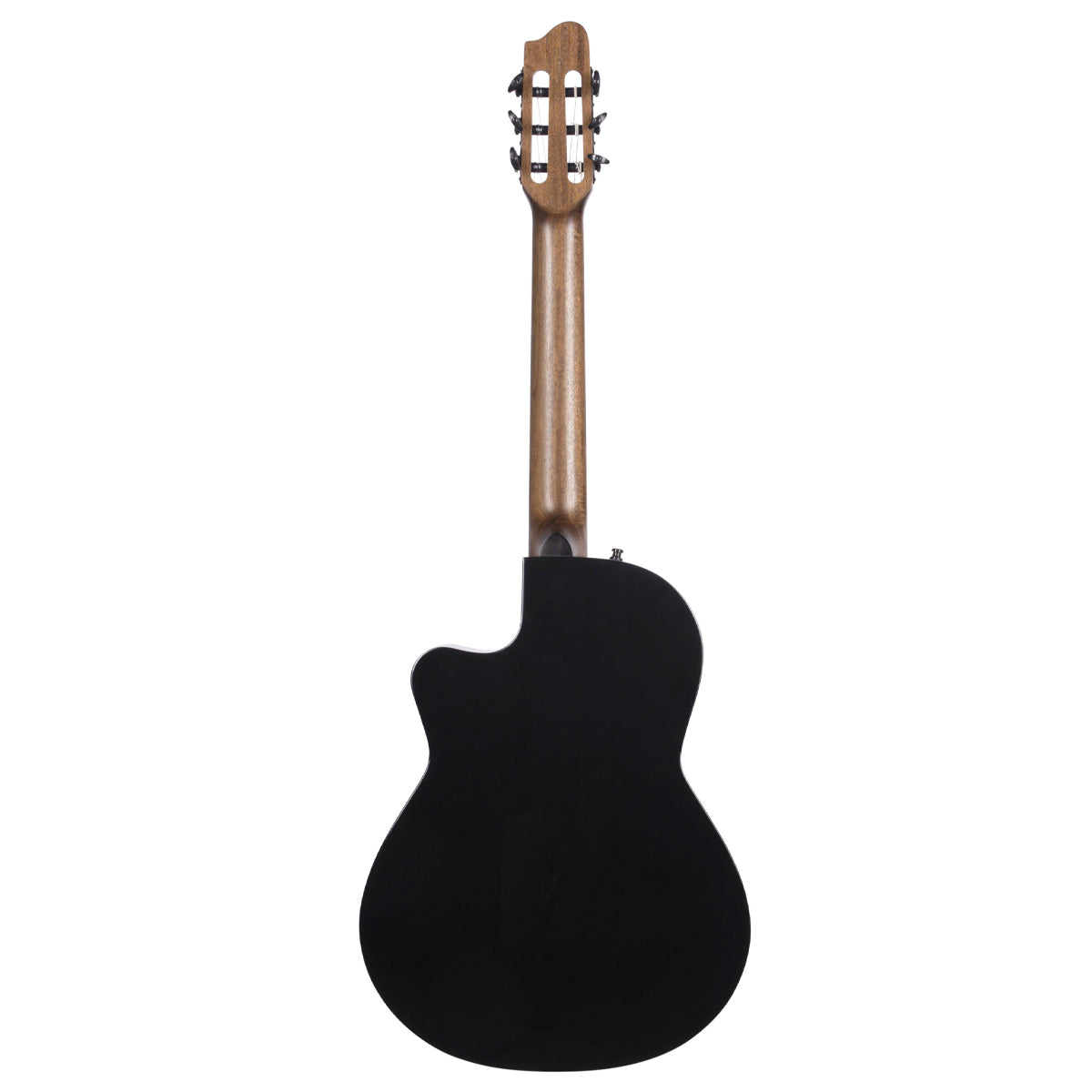 Godin Arena Pro Cutaway Bourbon Burst Nylon String Electro Guitar ~ Onyx Black with EQ, Electro Nylon Strung Guitar for sale at Richards Guitars.