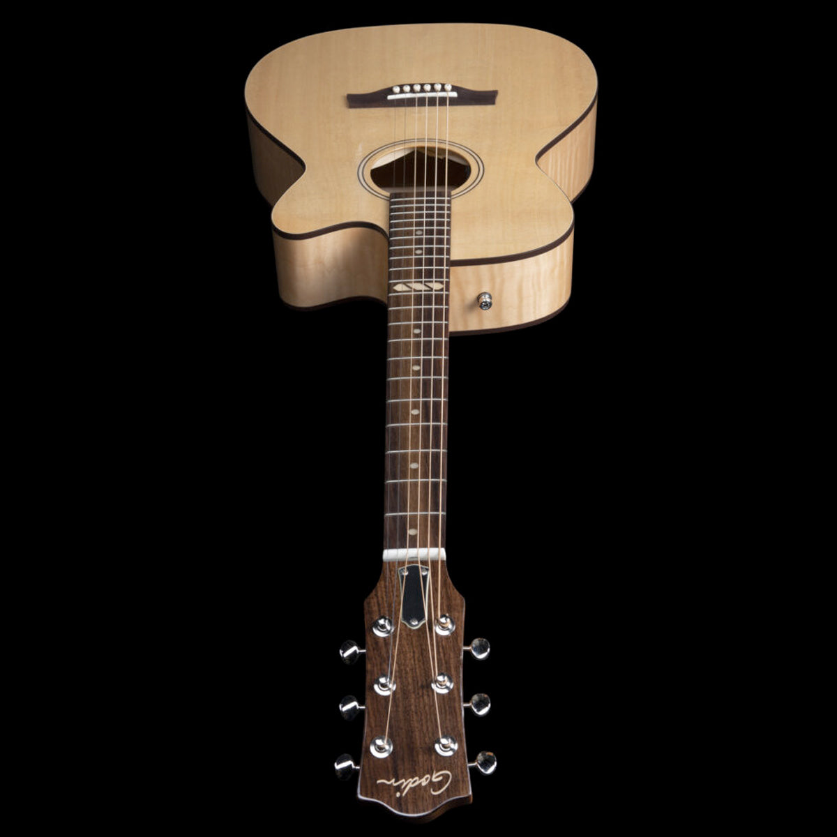 Godin Fairmount CW Electro-Acoustic Guitar ~ Flame Maple, Electro Acoustic Guitar for sale at Richards Guitars.