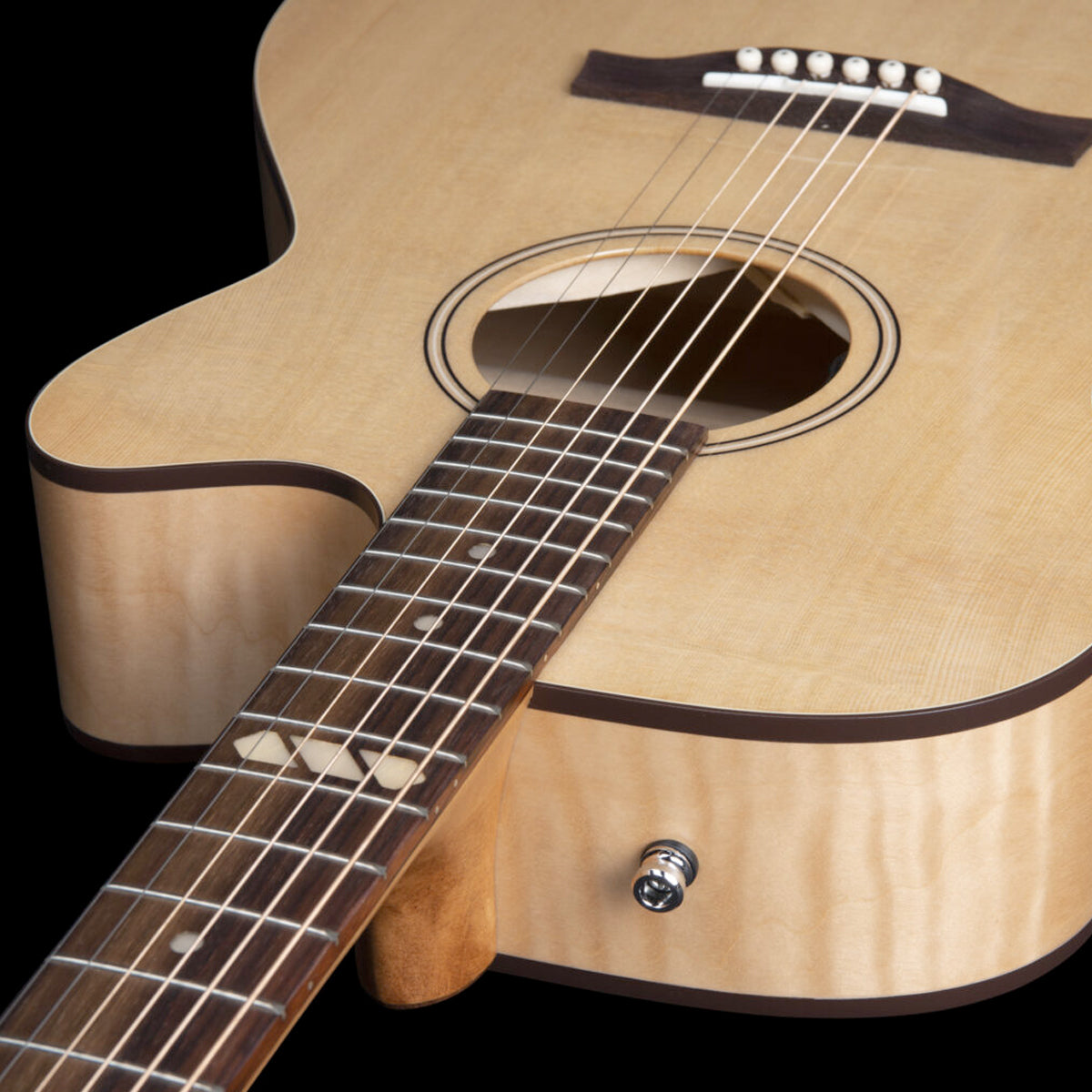 Godin Fairmount CW Electro-Acoustic Guitar ~ Flame Maple, Electro Acoustic Guitar for sale at Richards Guitars.